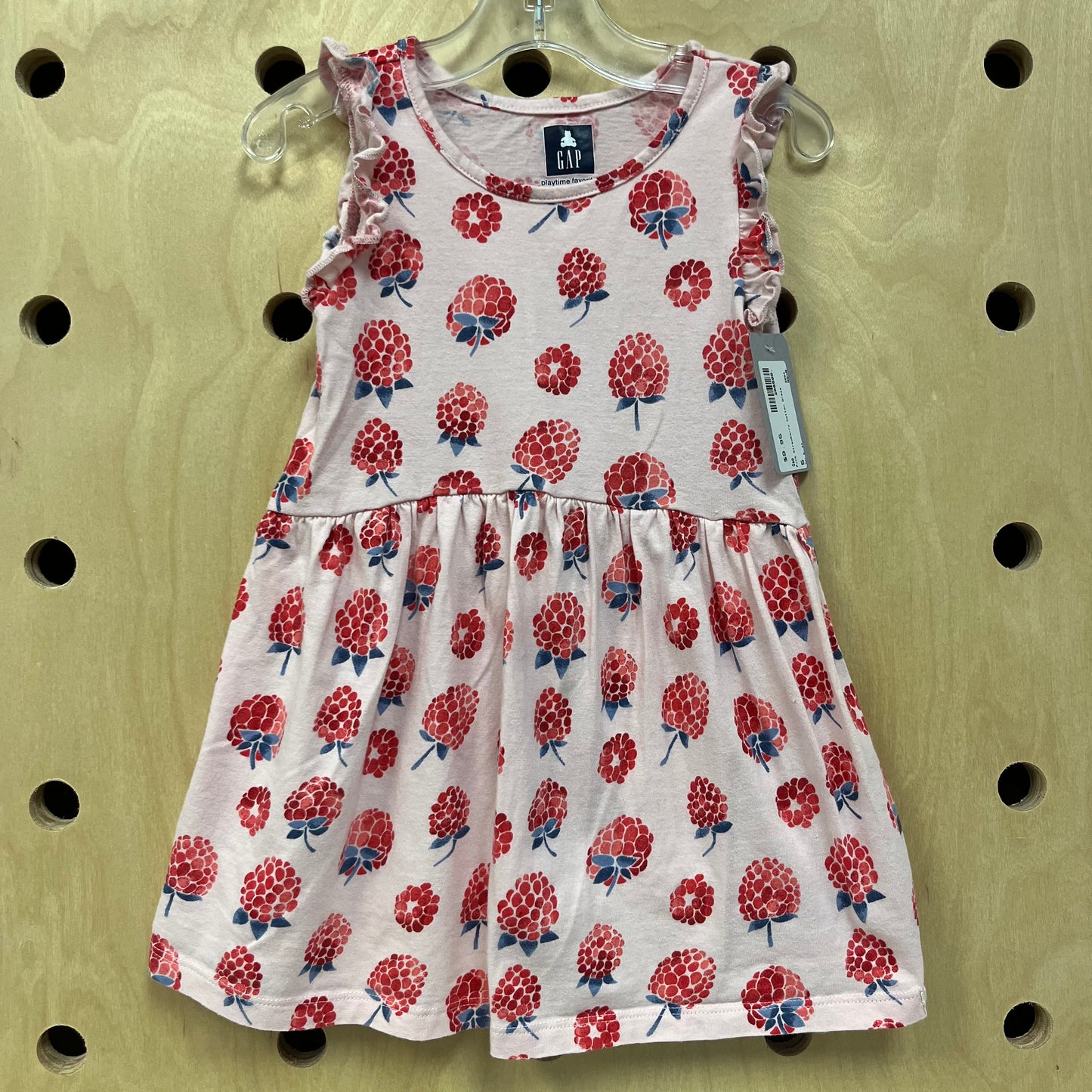 Pink Strawberry Cotton Dress