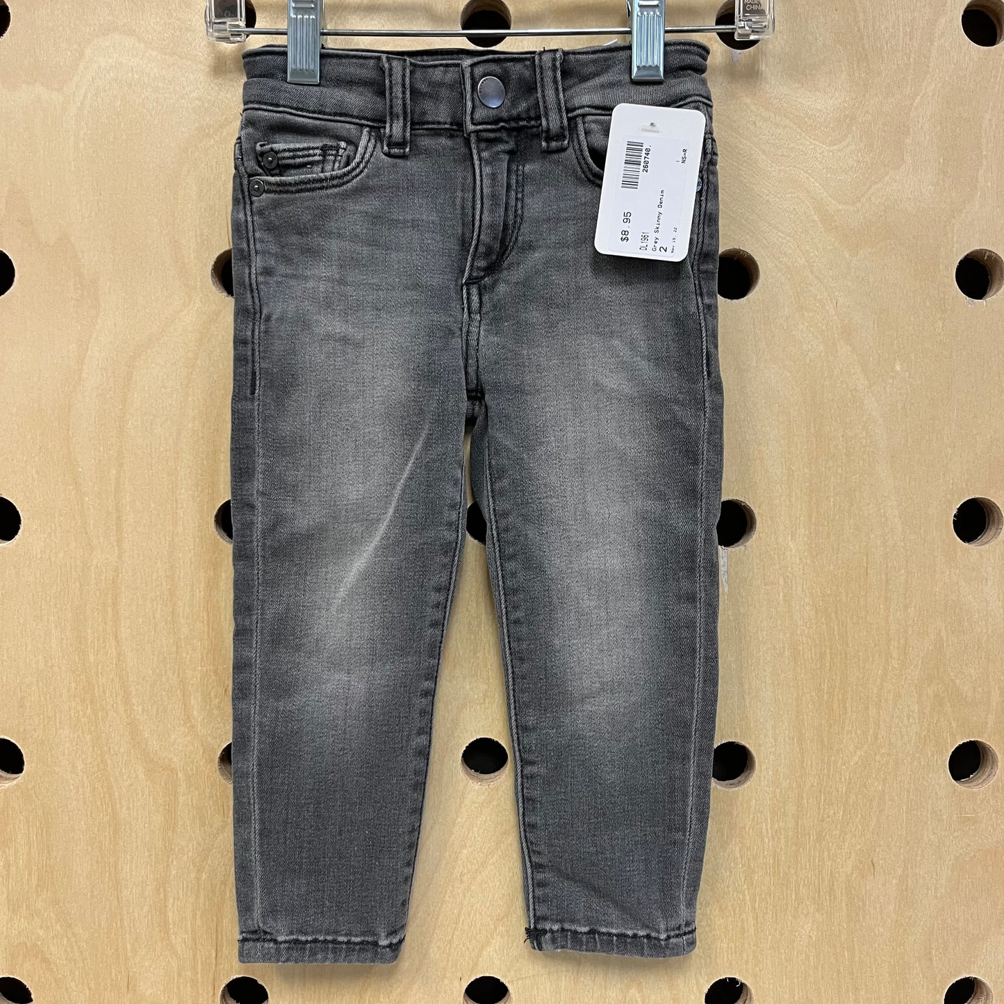 Grey Skinny Denim