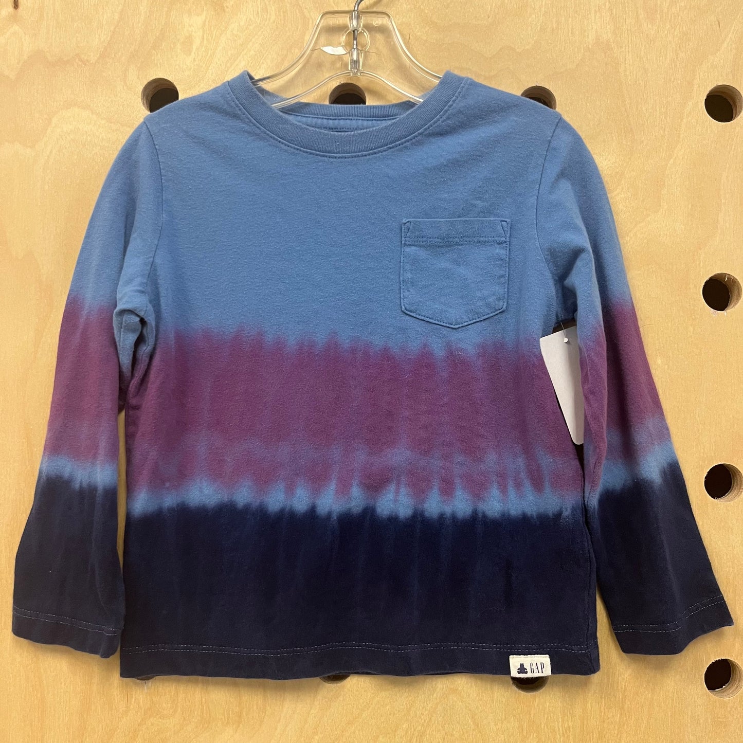 Blue & Purple Tie Dye LS Tee