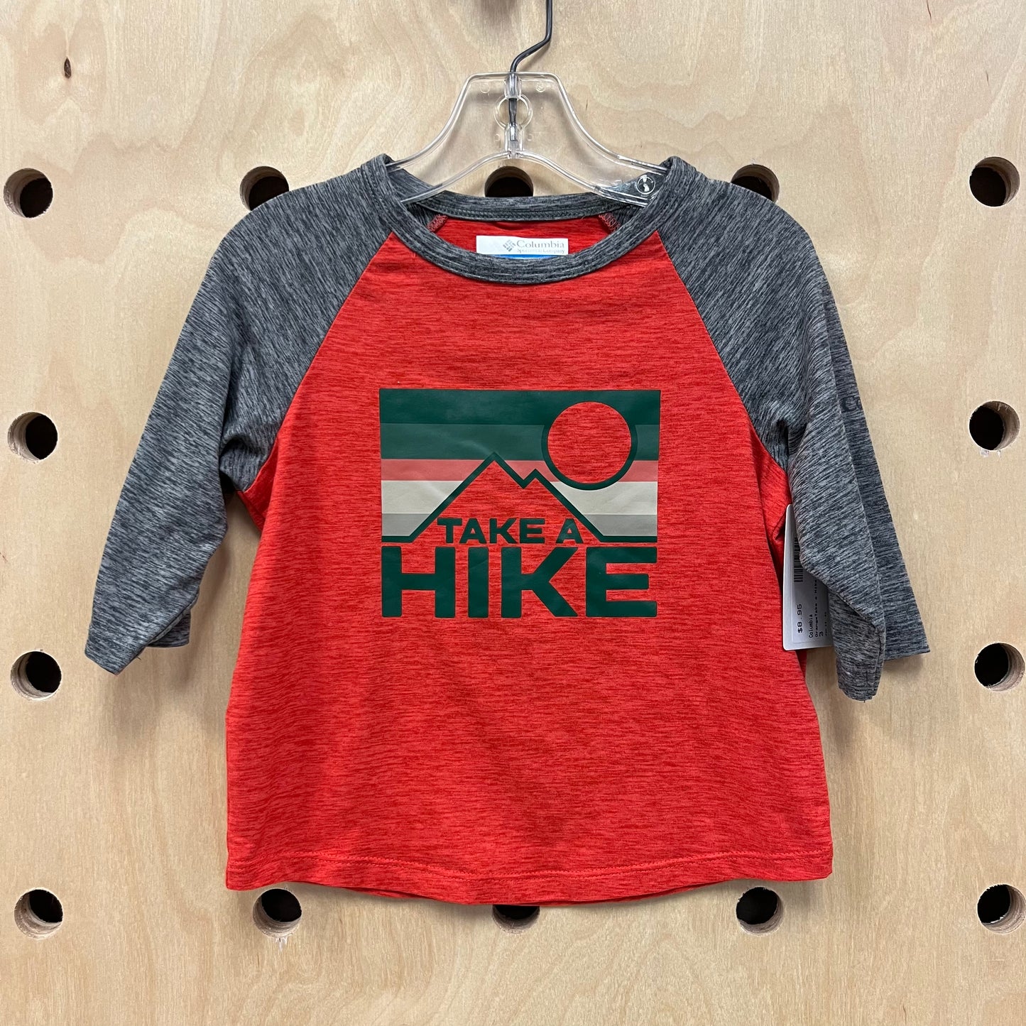 Orange Take a Hike Active Tee