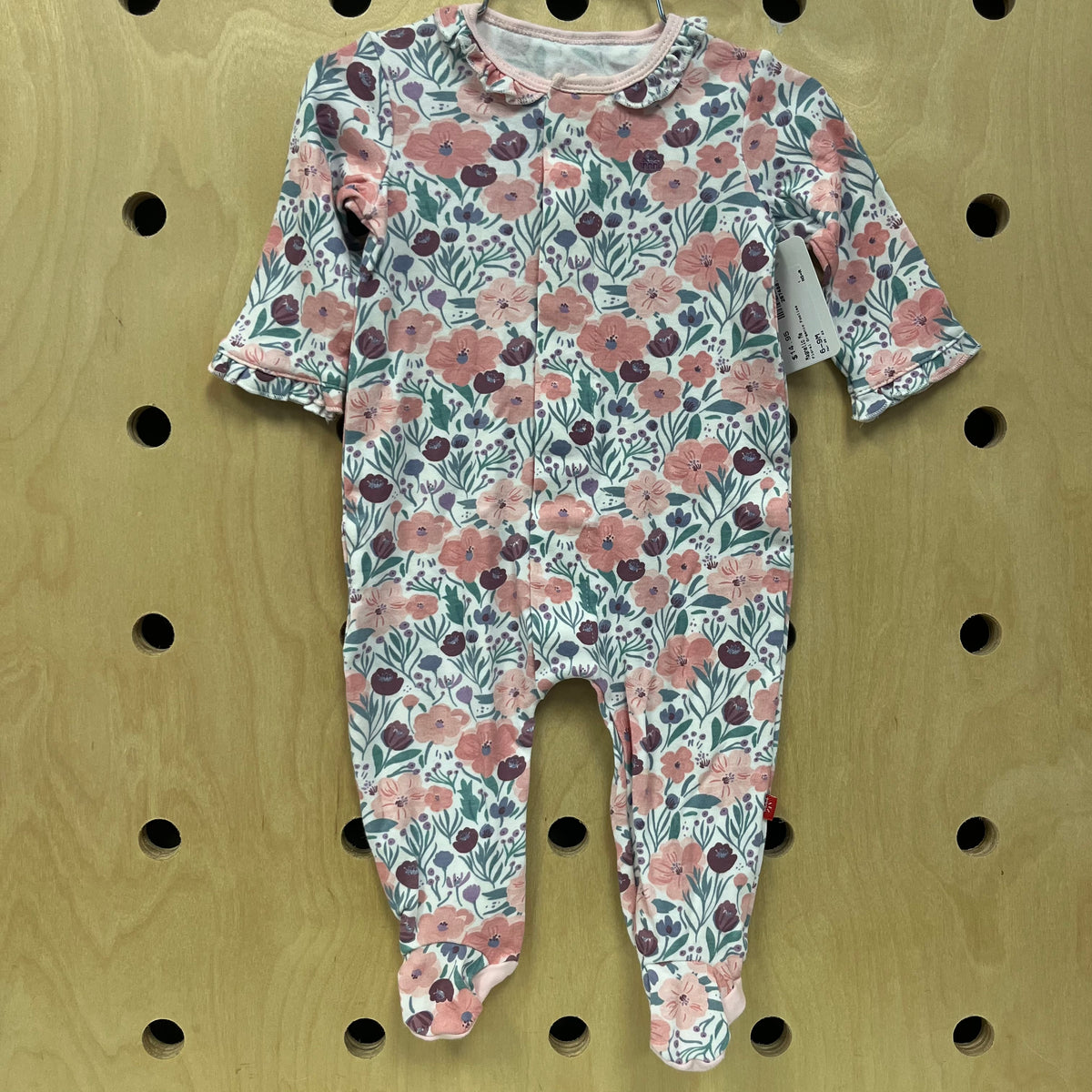 Floral Organic Footies