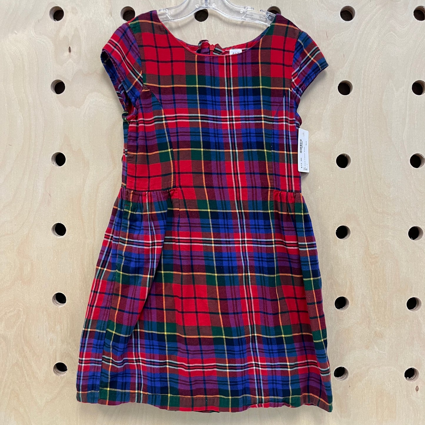 Red Plaid Flannel Dress