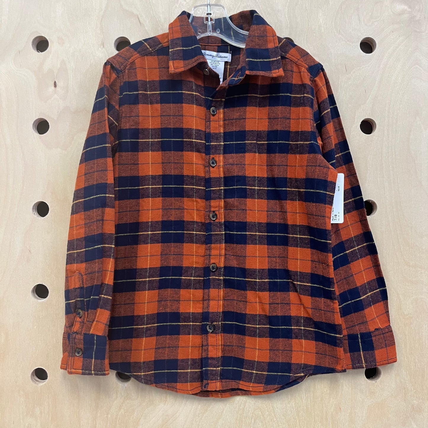Rust + Navy Flannel