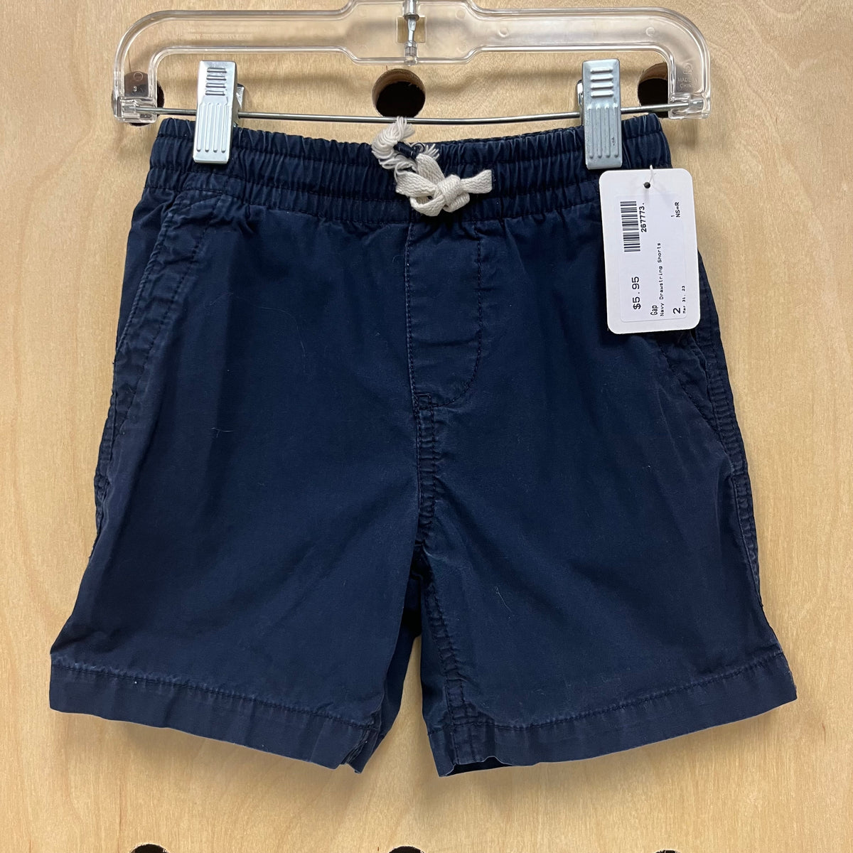 Navy Drawstring Shorts