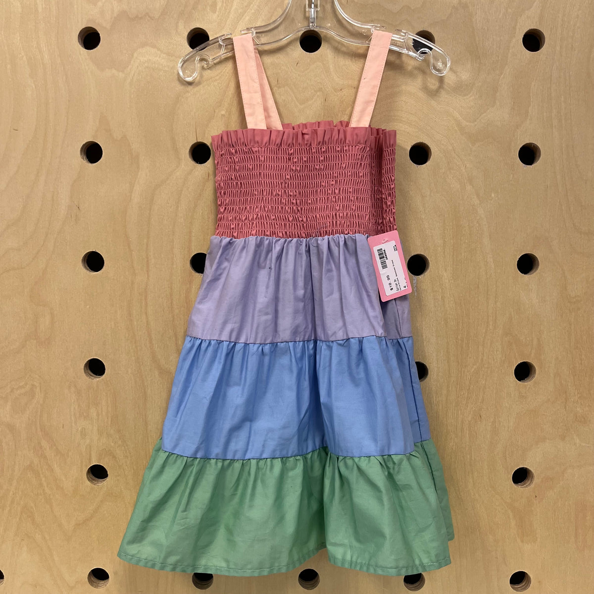 Colorblock Smocked Dress