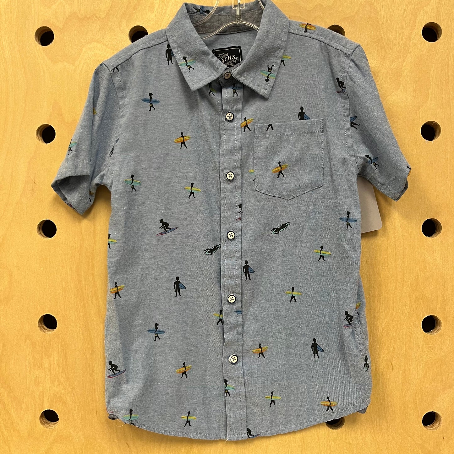 Chambray Surfer Boy Button Up