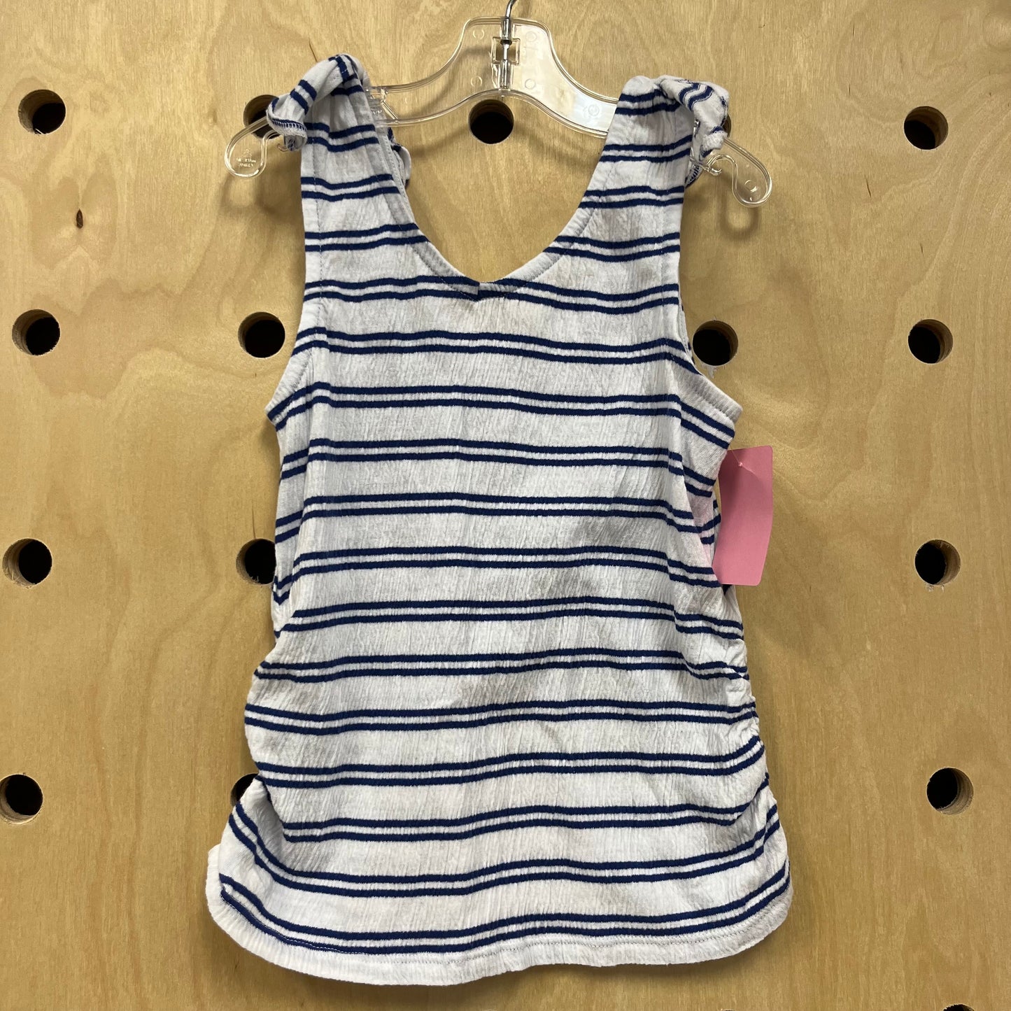White & Blue Striped Tank