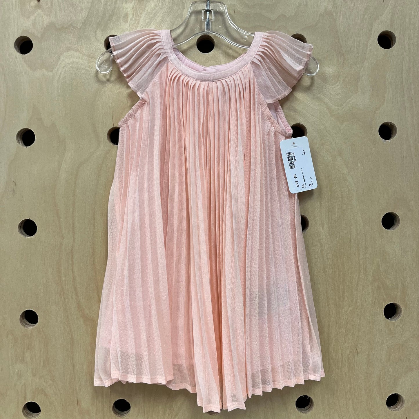 Pink Pleated Dress