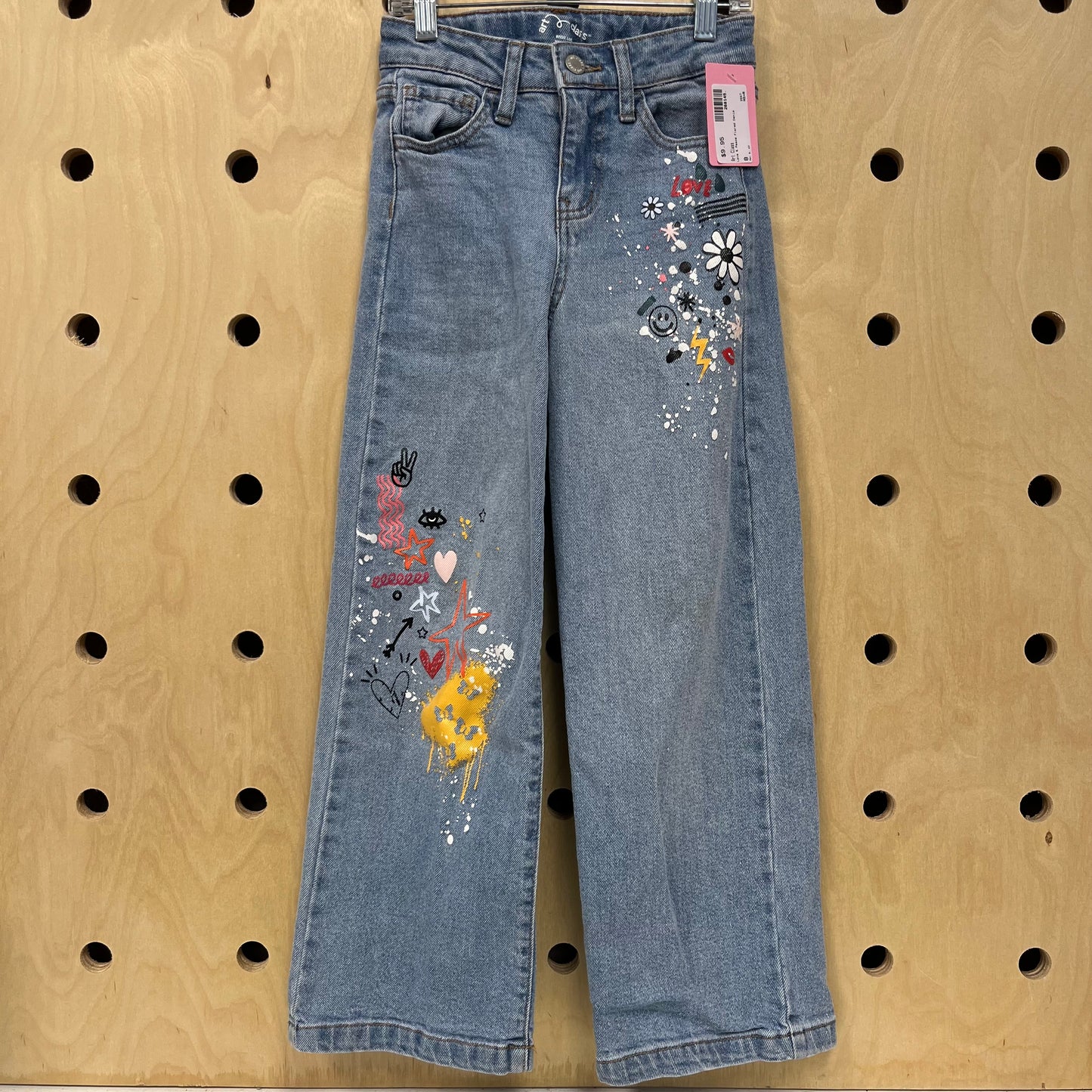 Love & Peace Wide Leg Denim