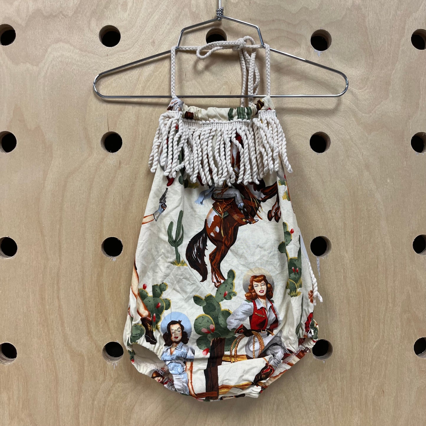 Cowgirl Fringe Bubble Romper
