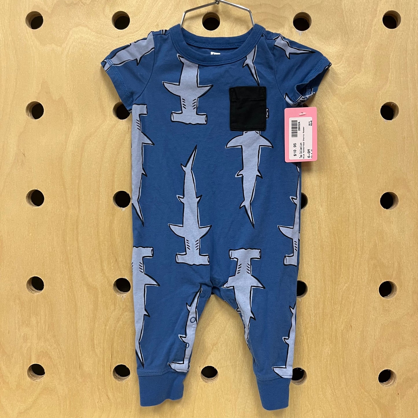 Blue Hammerhead Sharks Romper