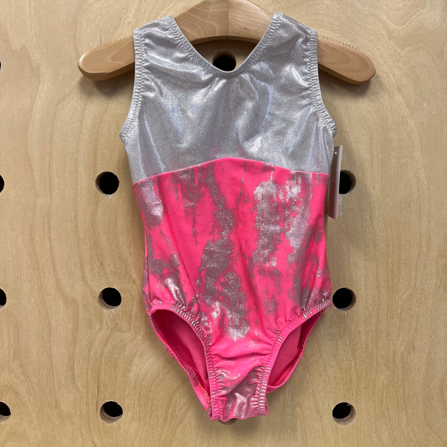 Pink & Silver Leotard