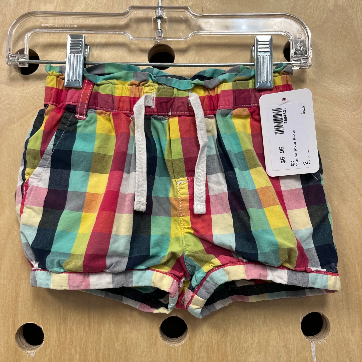 Colorful Plaid Shorts