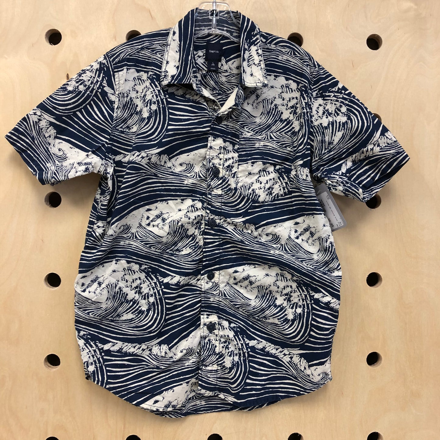 Blue Wave Button Up Shirt