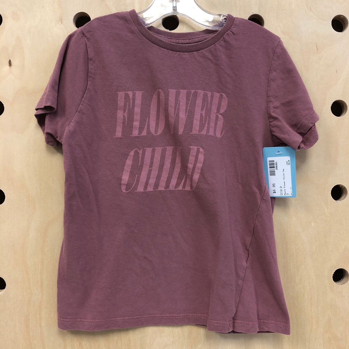 Mauve Flower Child Tee