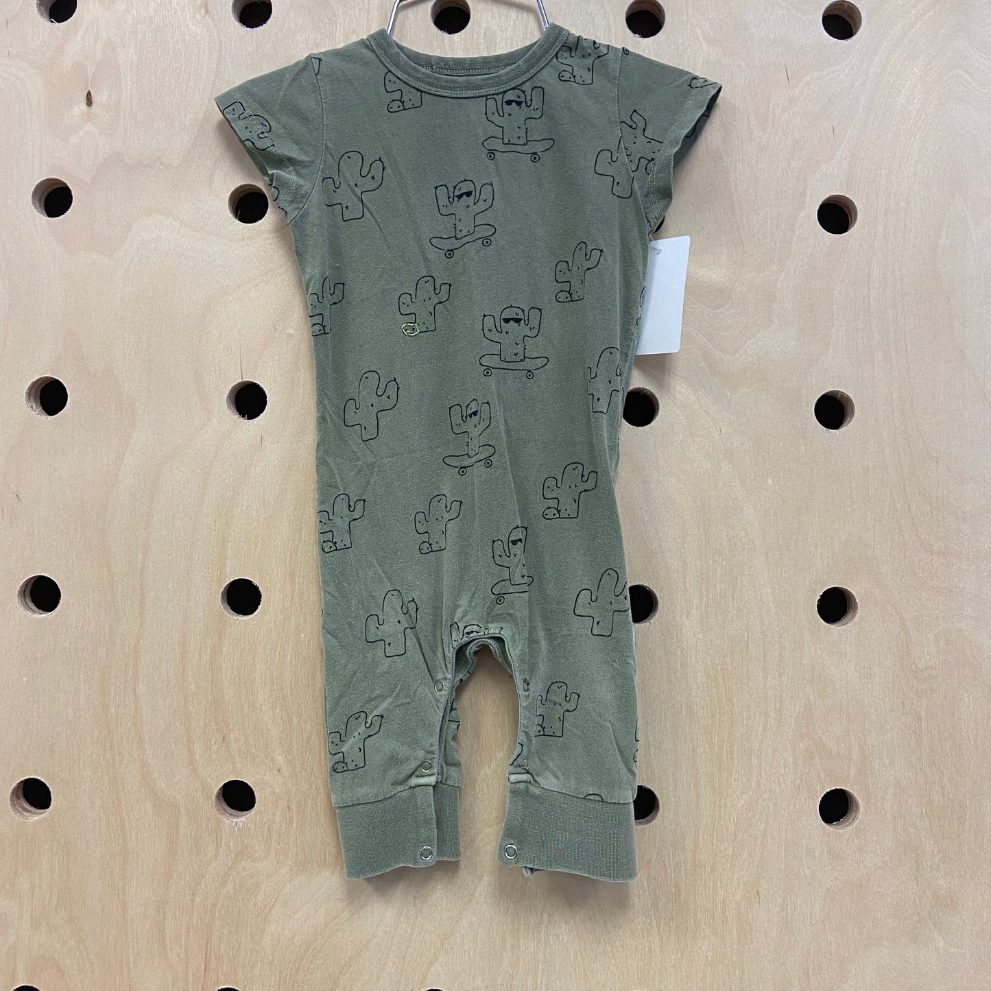Green Cool Cacti Romper