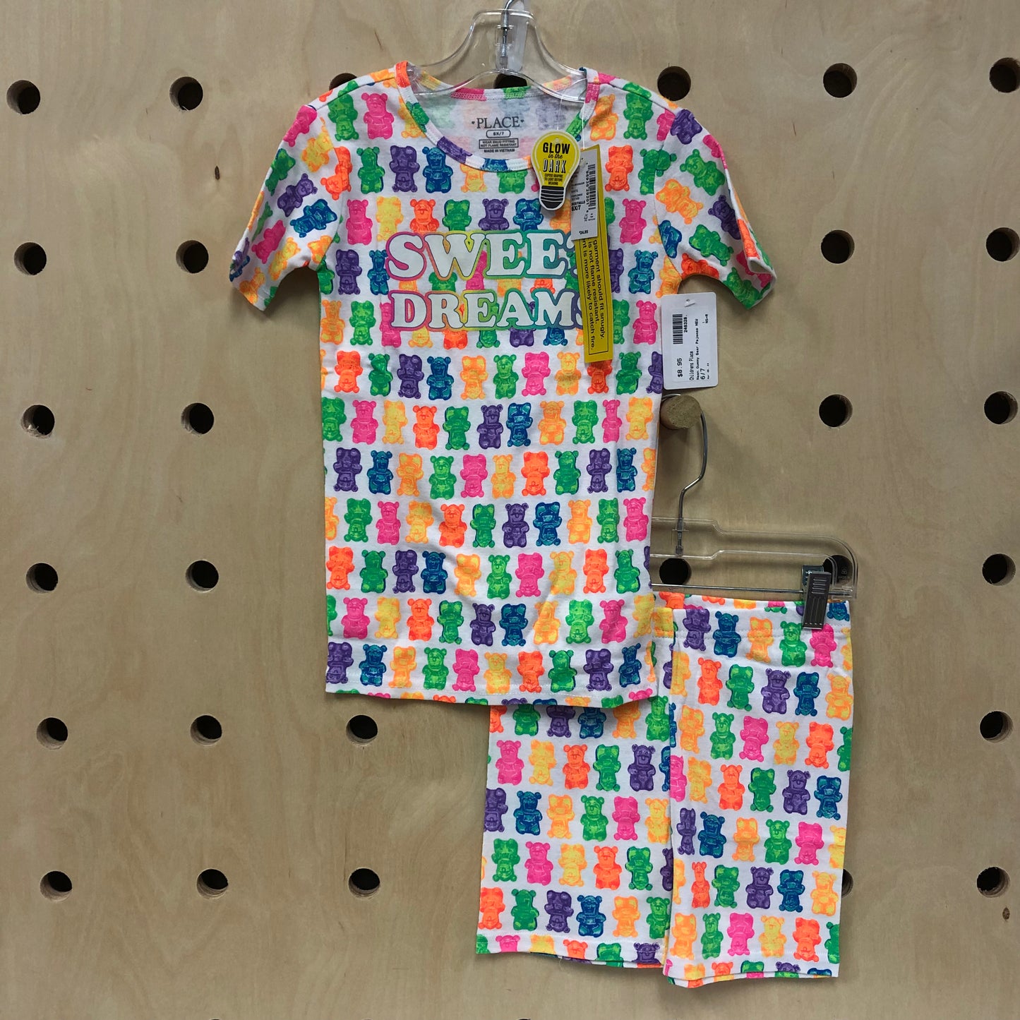 Neon Gummy Bear Pajamas NEW