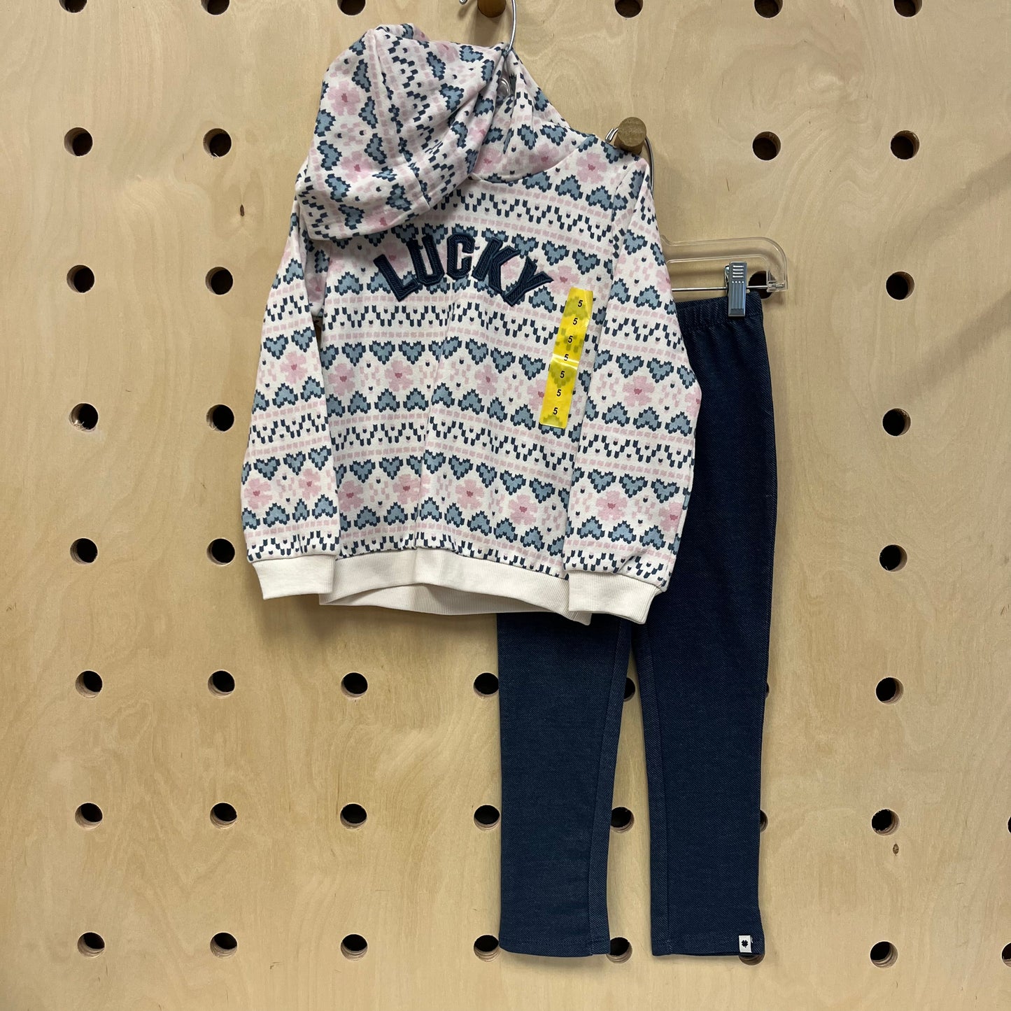 Pink+Blue Hearts Outfit NEW!