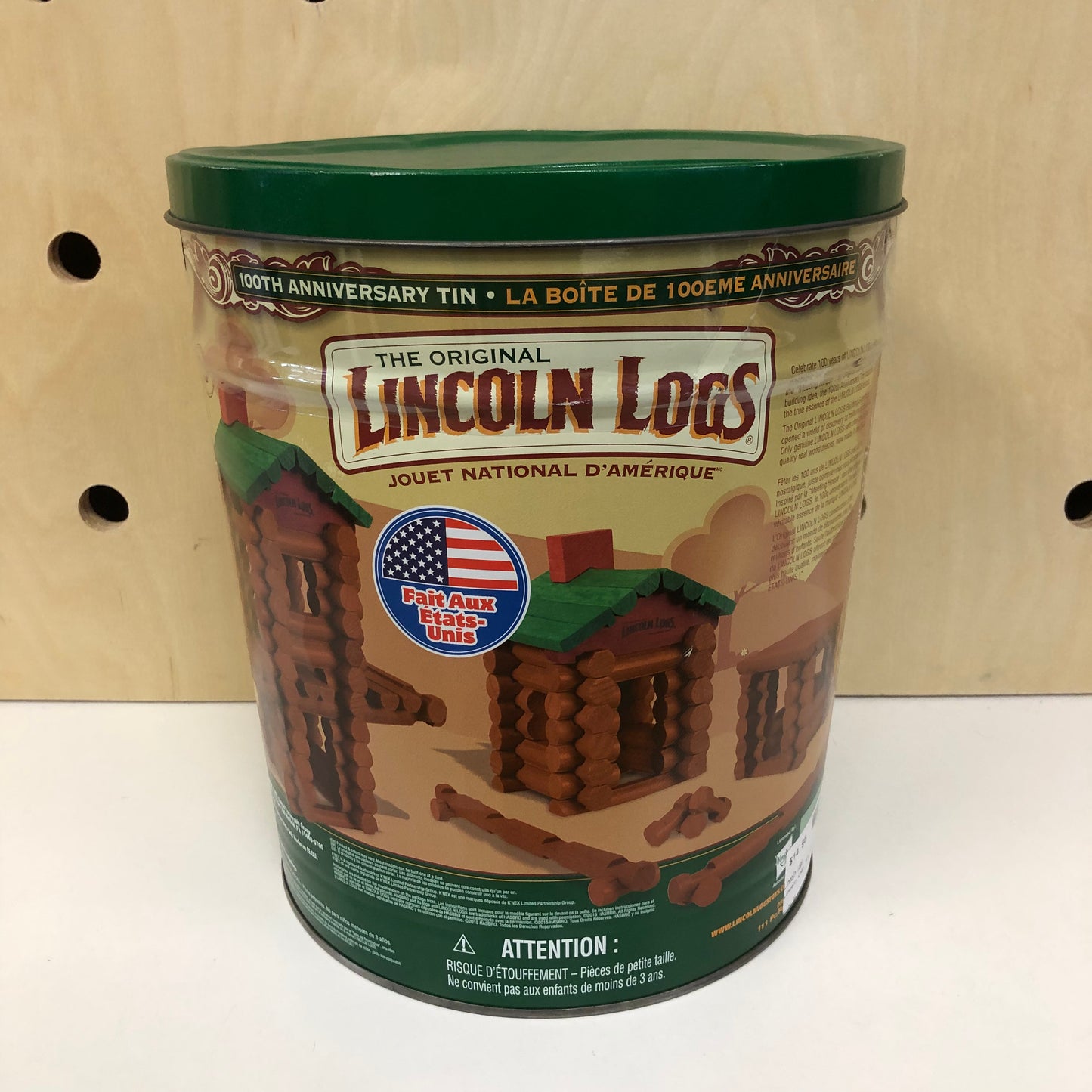 Lincoln Logs Tub (111 pc)