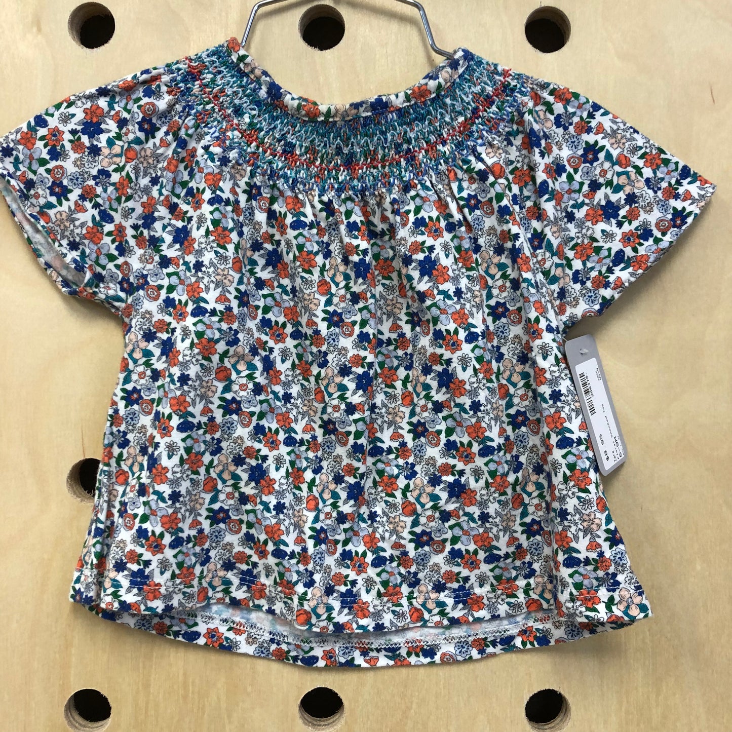 Floral Smocked Top