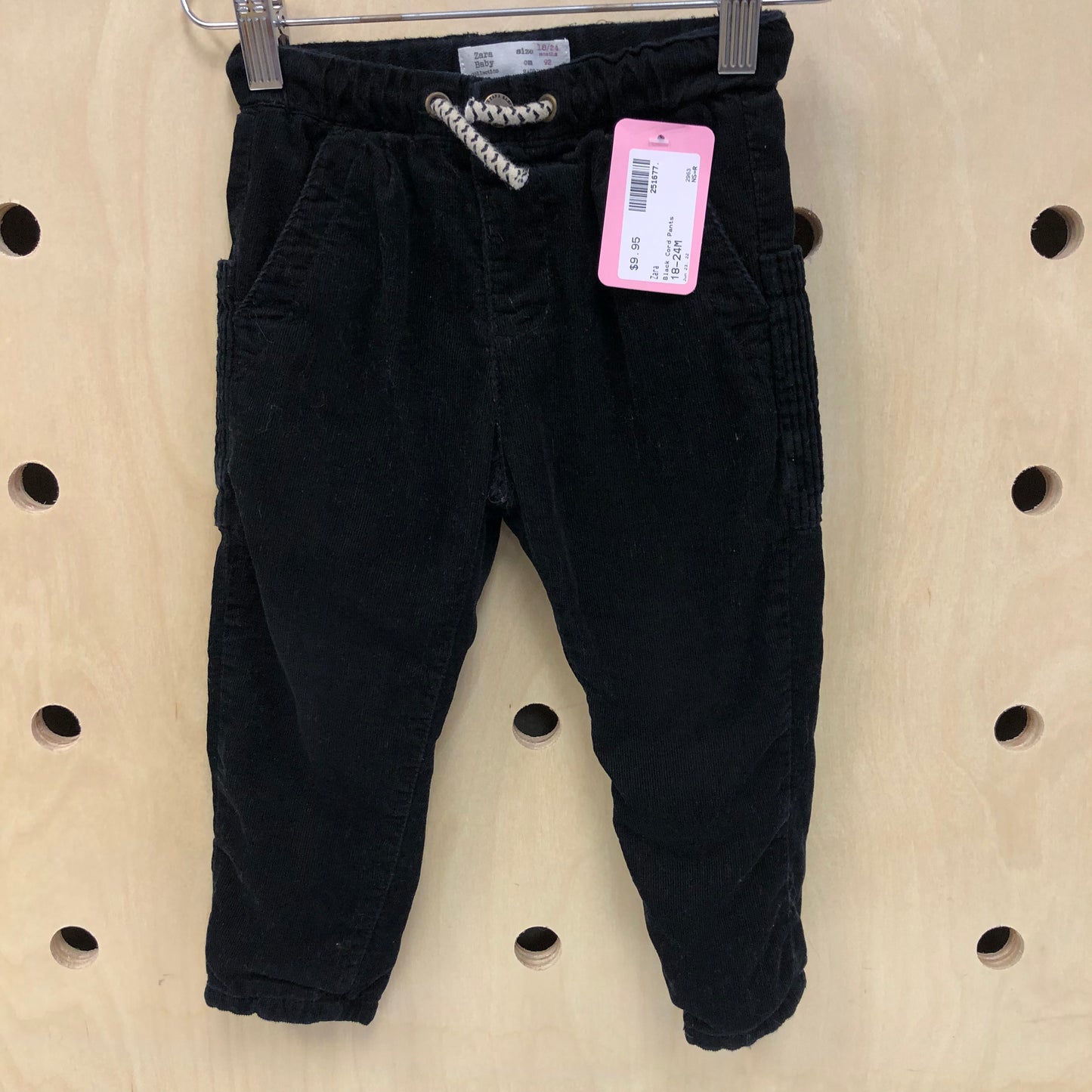 Black Cord Pants