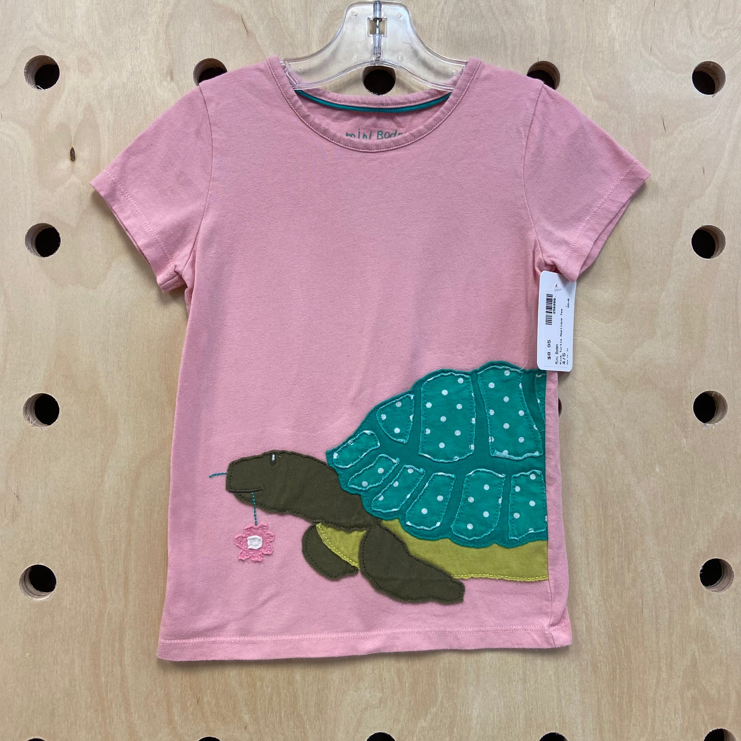 Pink Turtle Applique Tee