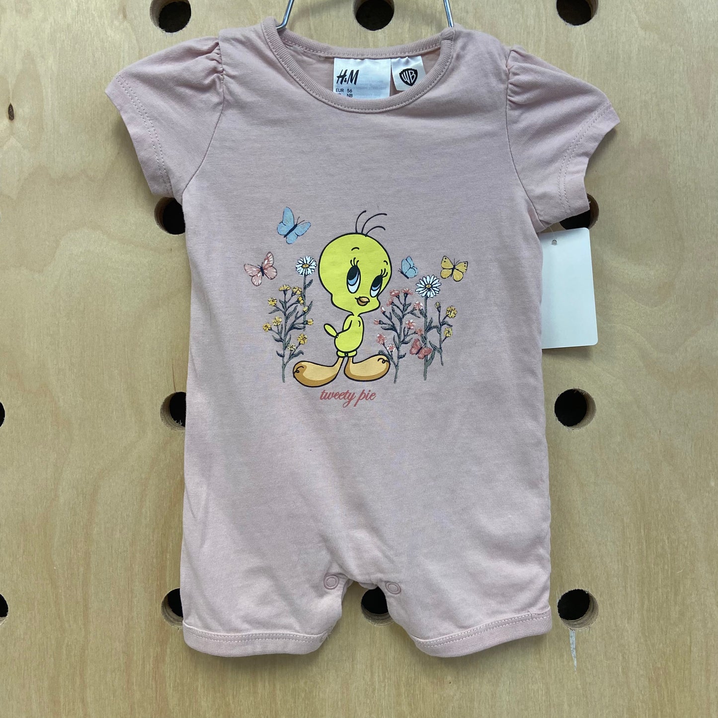 Tweety Bird Floral Romper