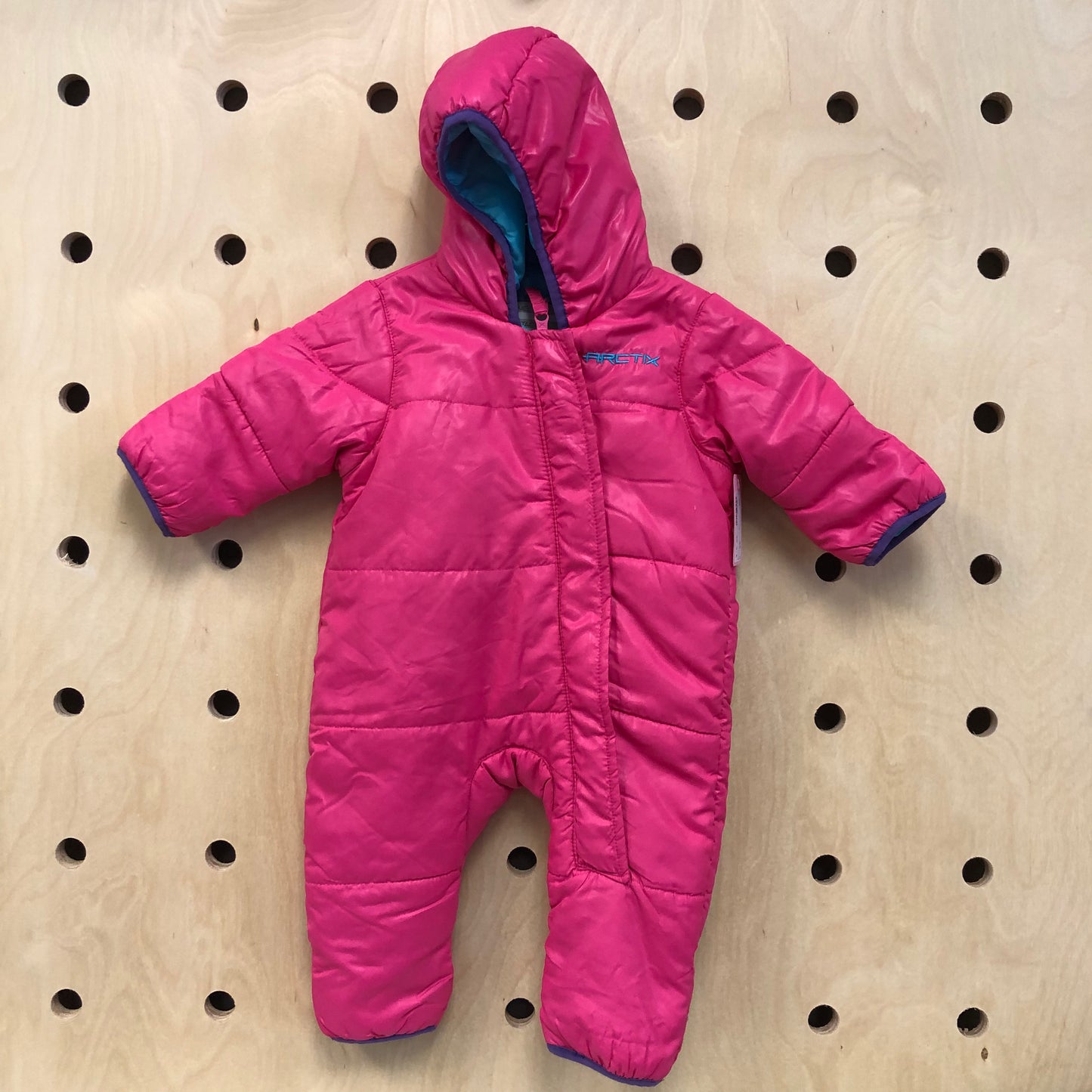 Pink Snowsuit Bunting