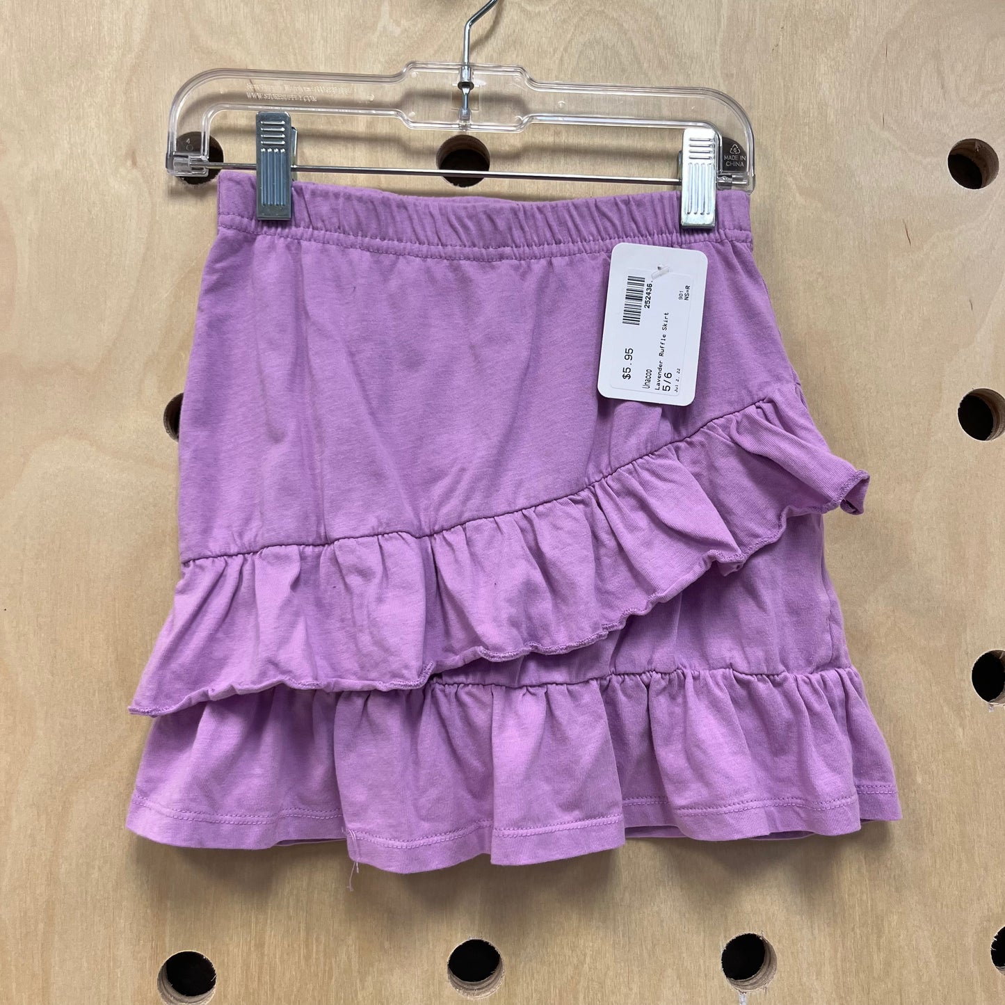 Lavender Ruffle Skirt