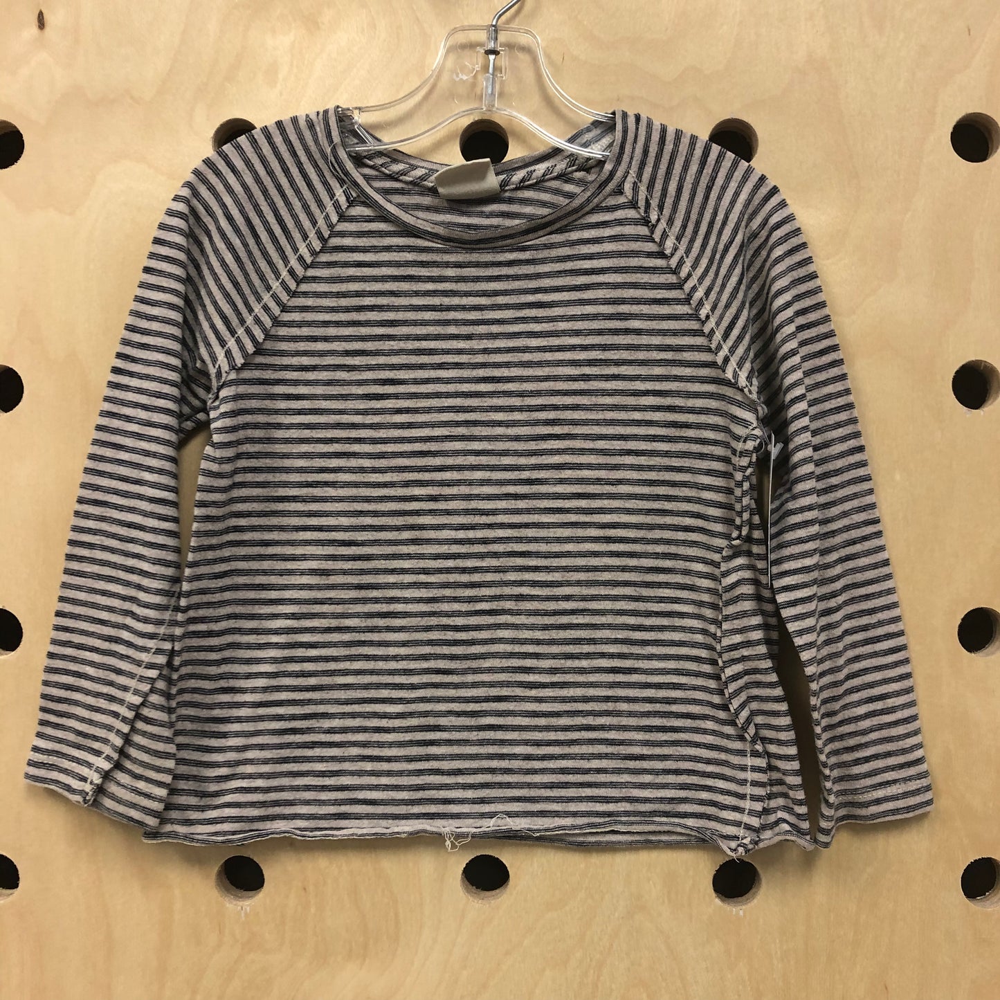 Tan & Black Striped Long Sleeve