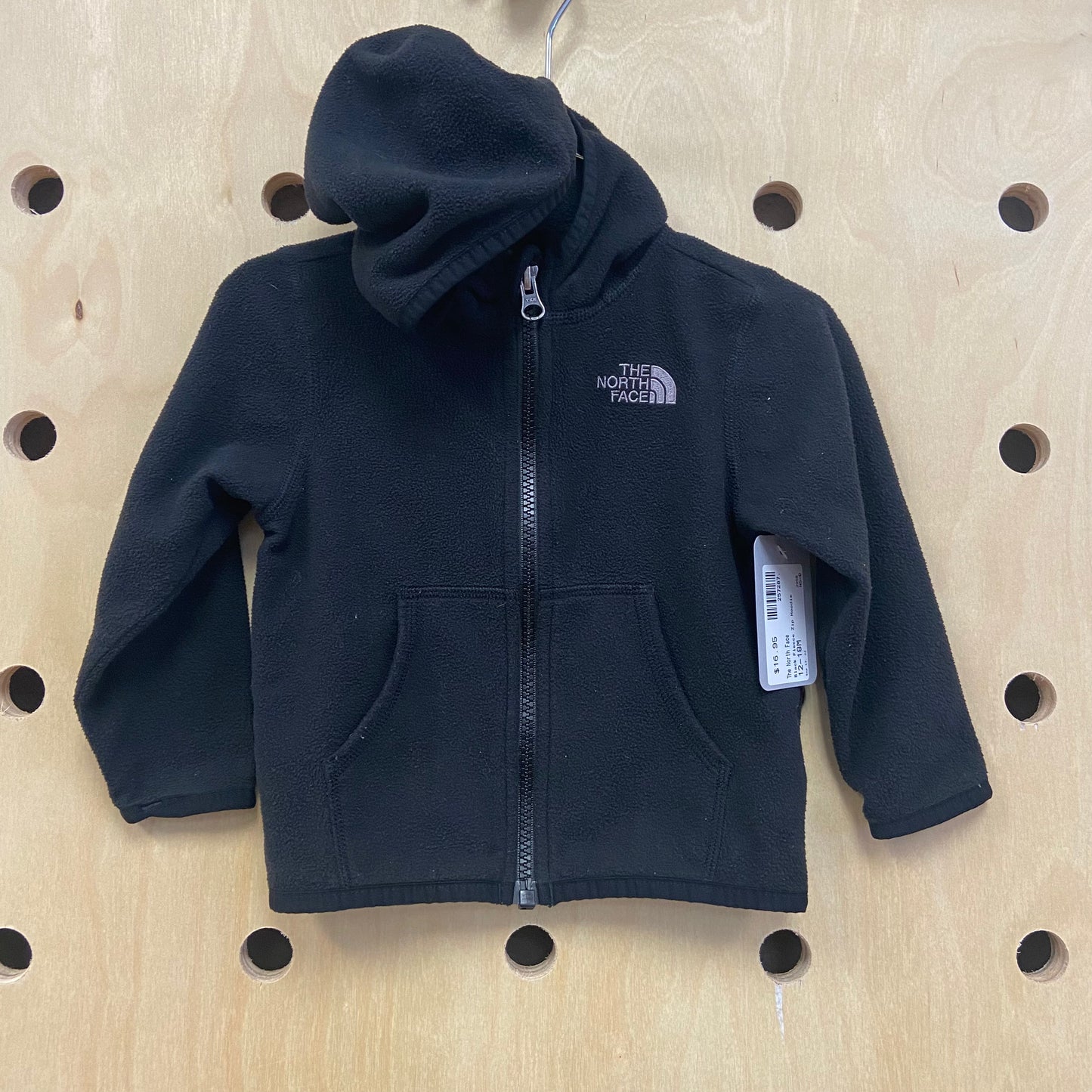 Black Fleece Zip Hoodie