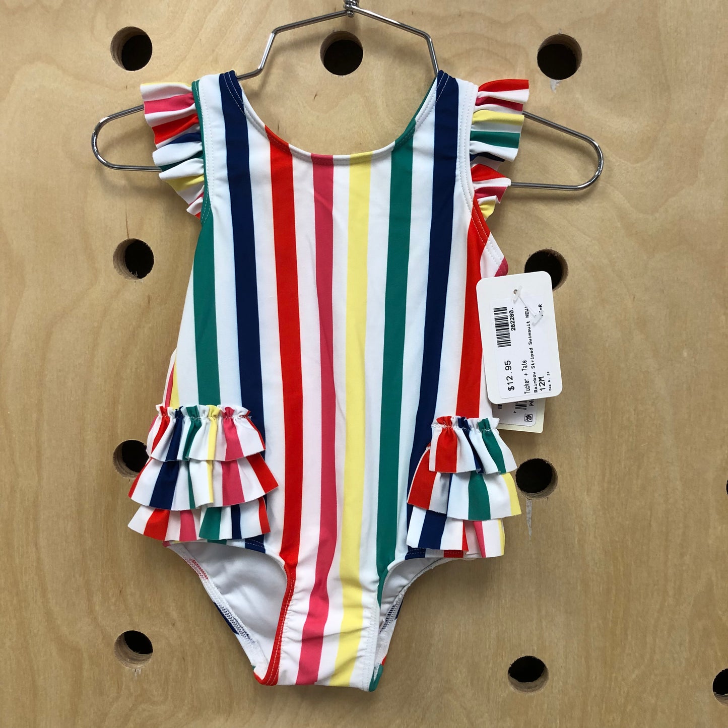 Rainbow Striped Swimsuit NEW!
