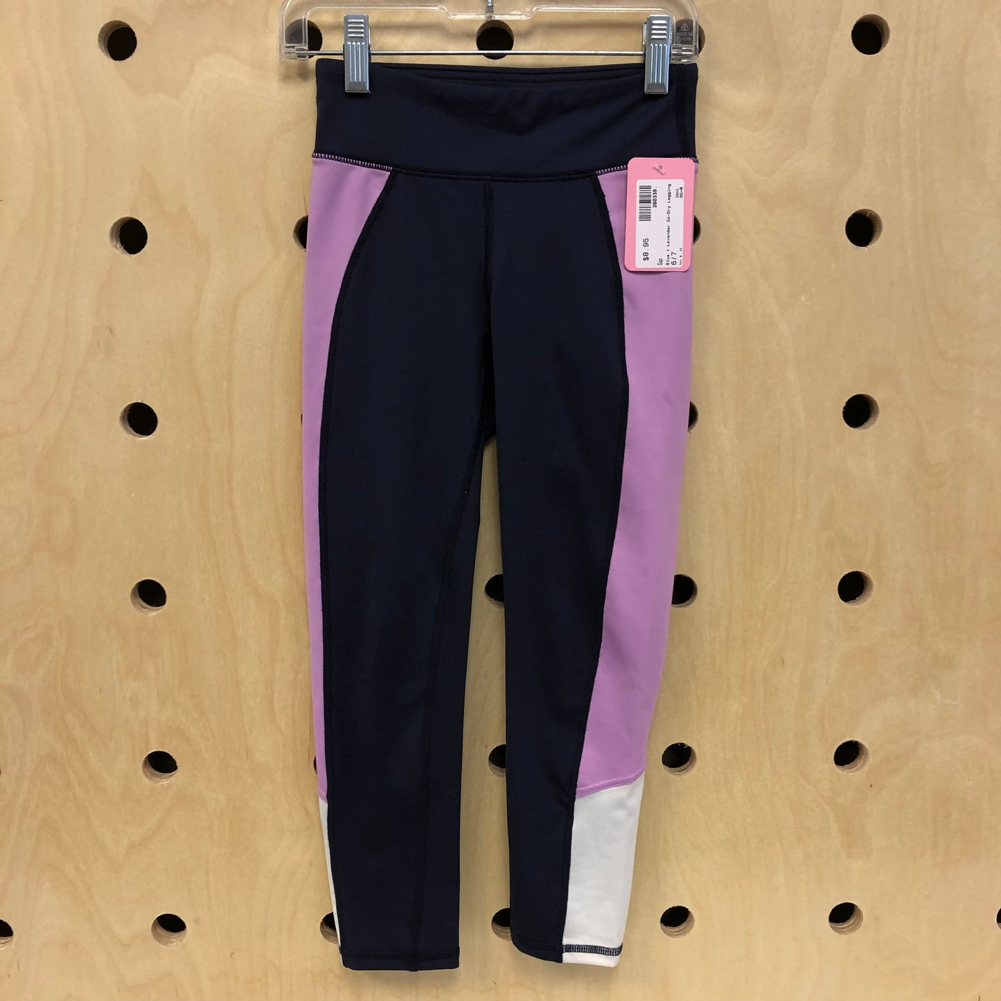 Blue + Lavender Go-Dry Legging