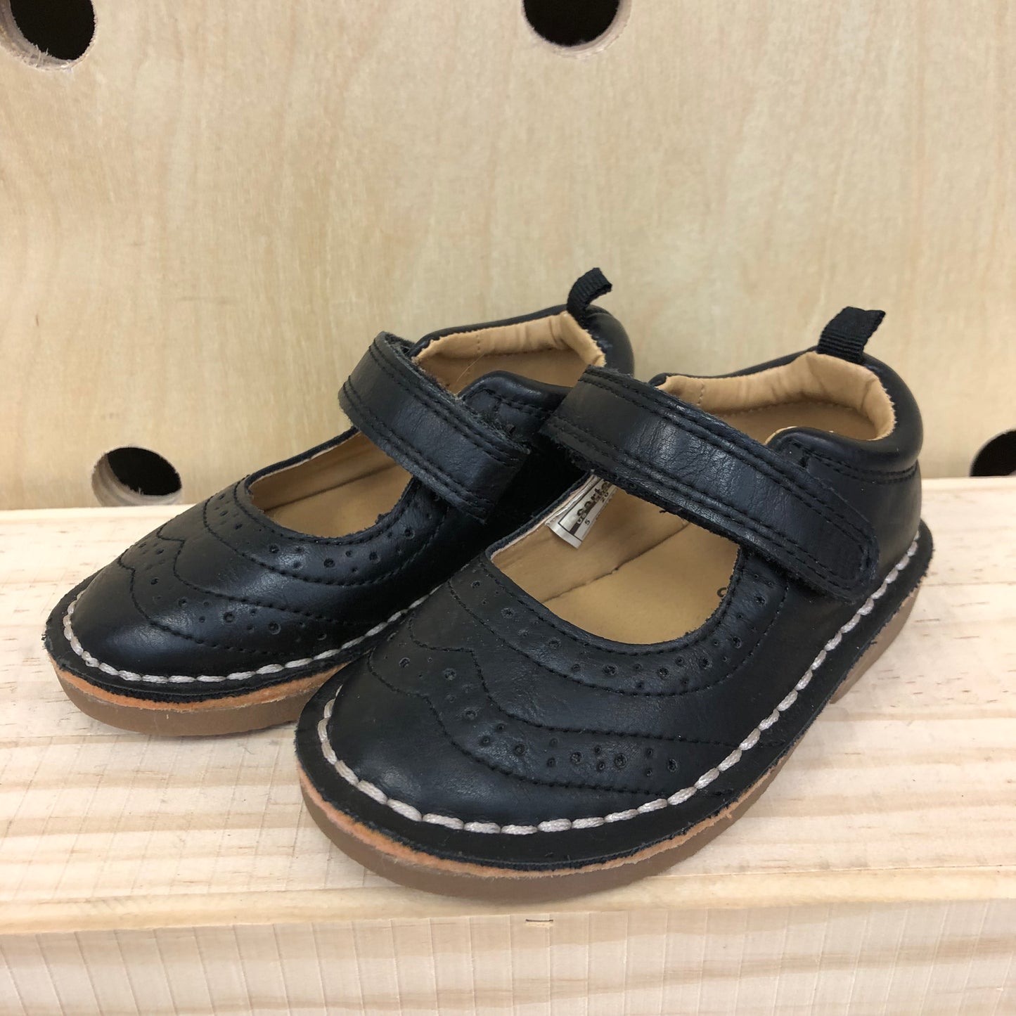 Black Saddle Mary Janes