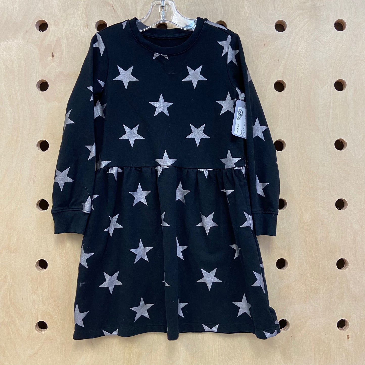 Black + Silver Star Dress