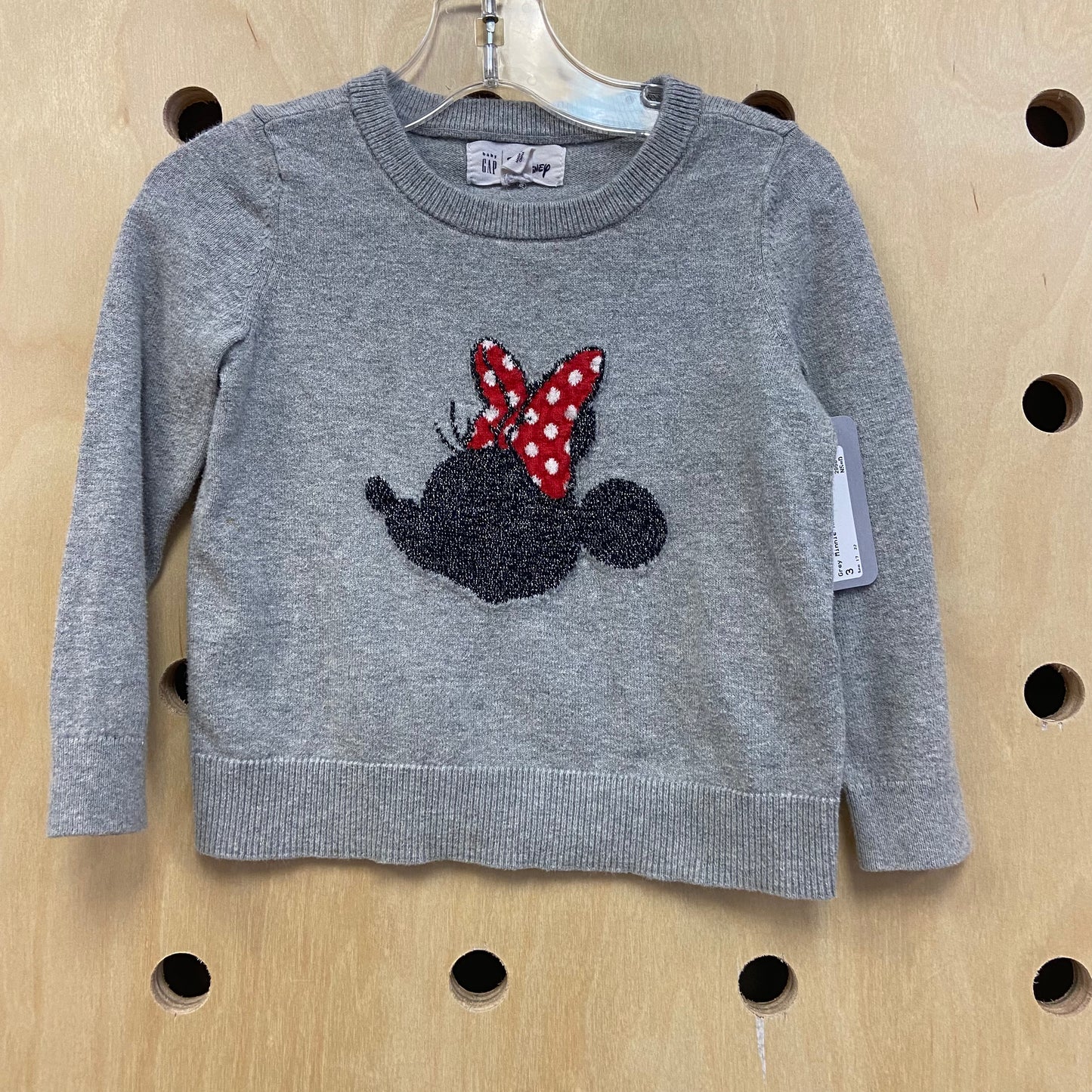 Grey Minnie Knit Sweater