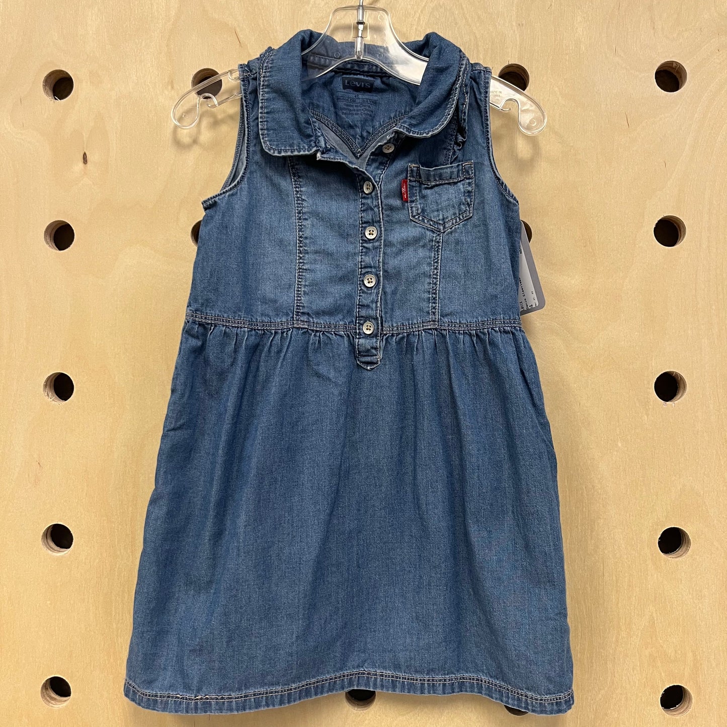 Denim Sleevless Dress