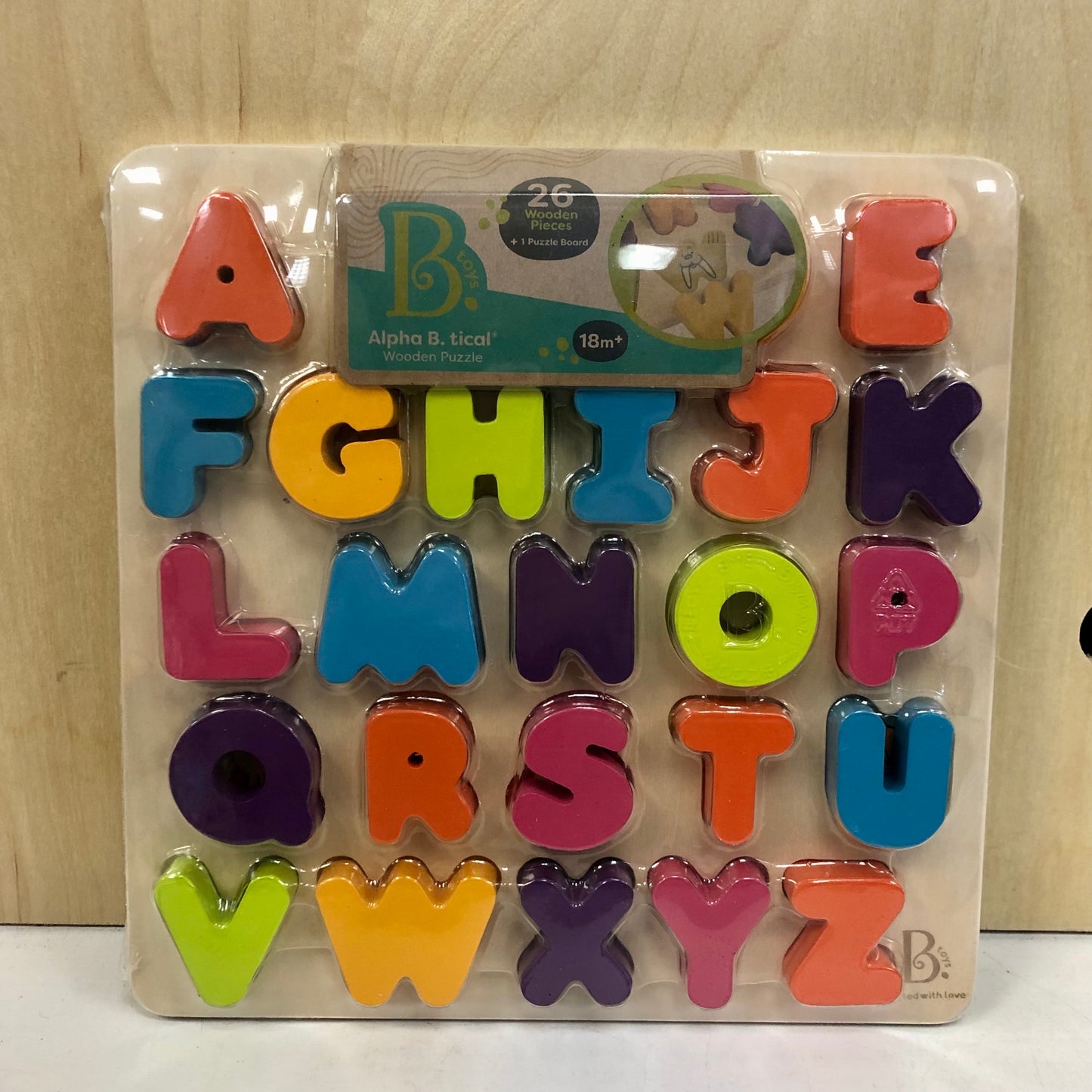 Alph B. tical Wooden Puzzle