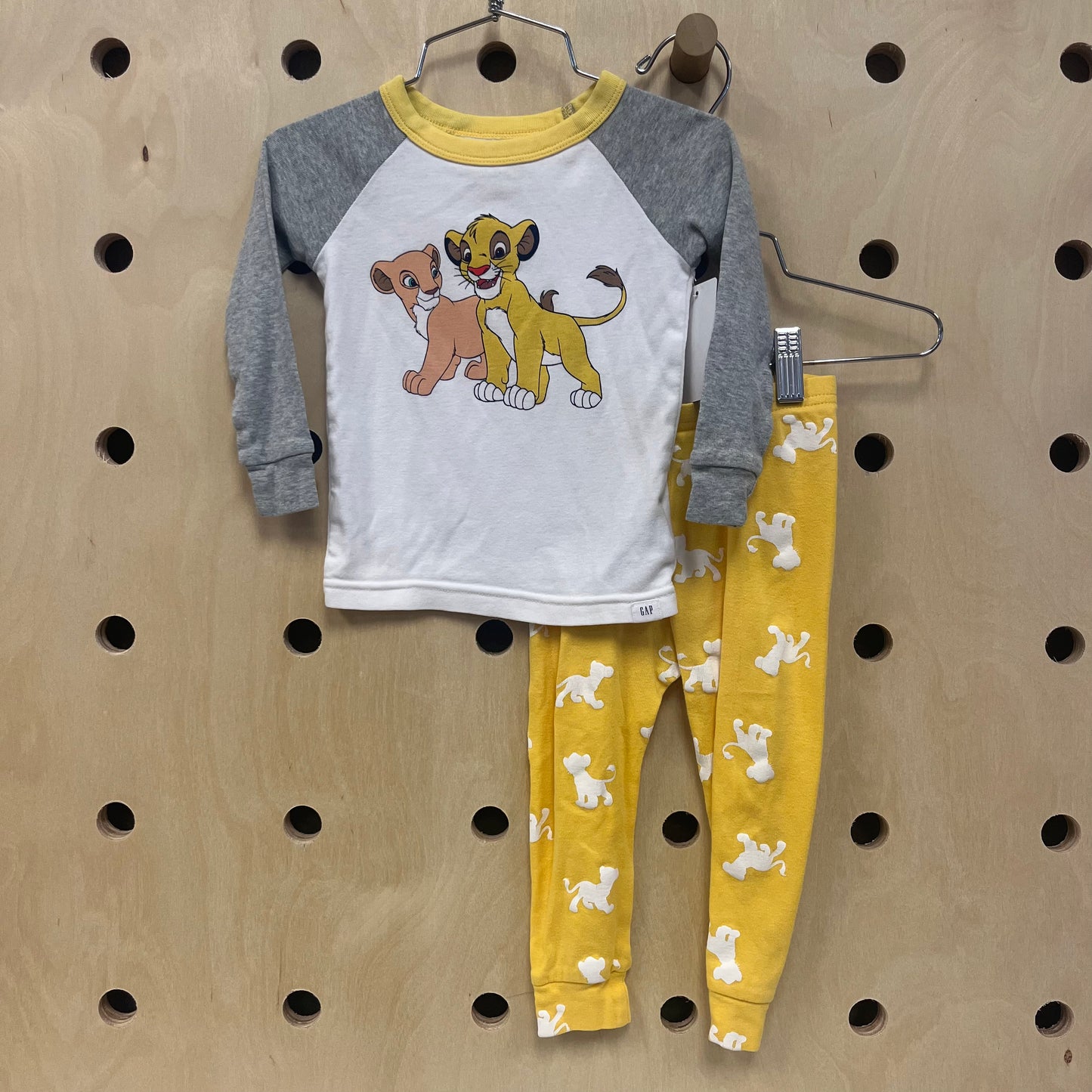 Yellow+Grey Lion King Pajamas