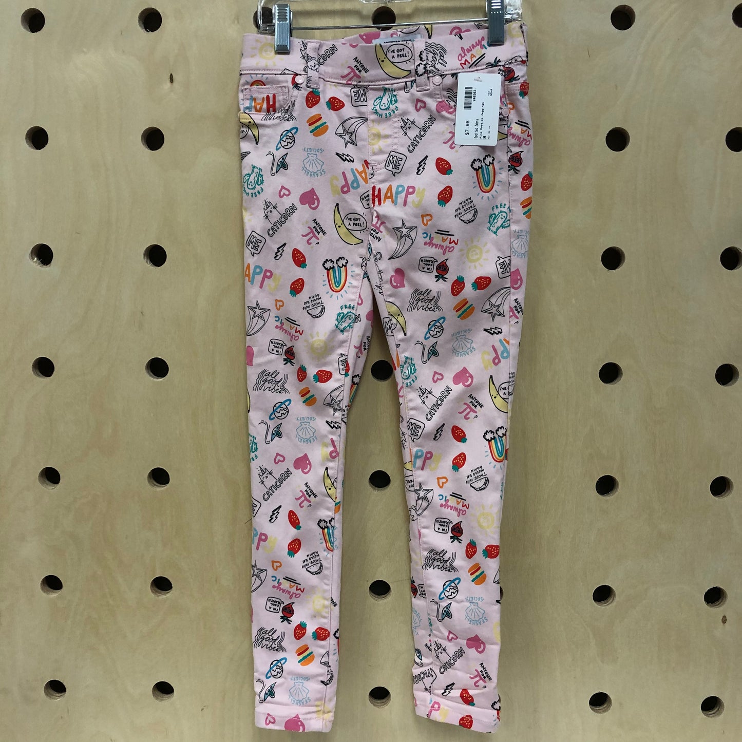 Pink Doodles Jeggings