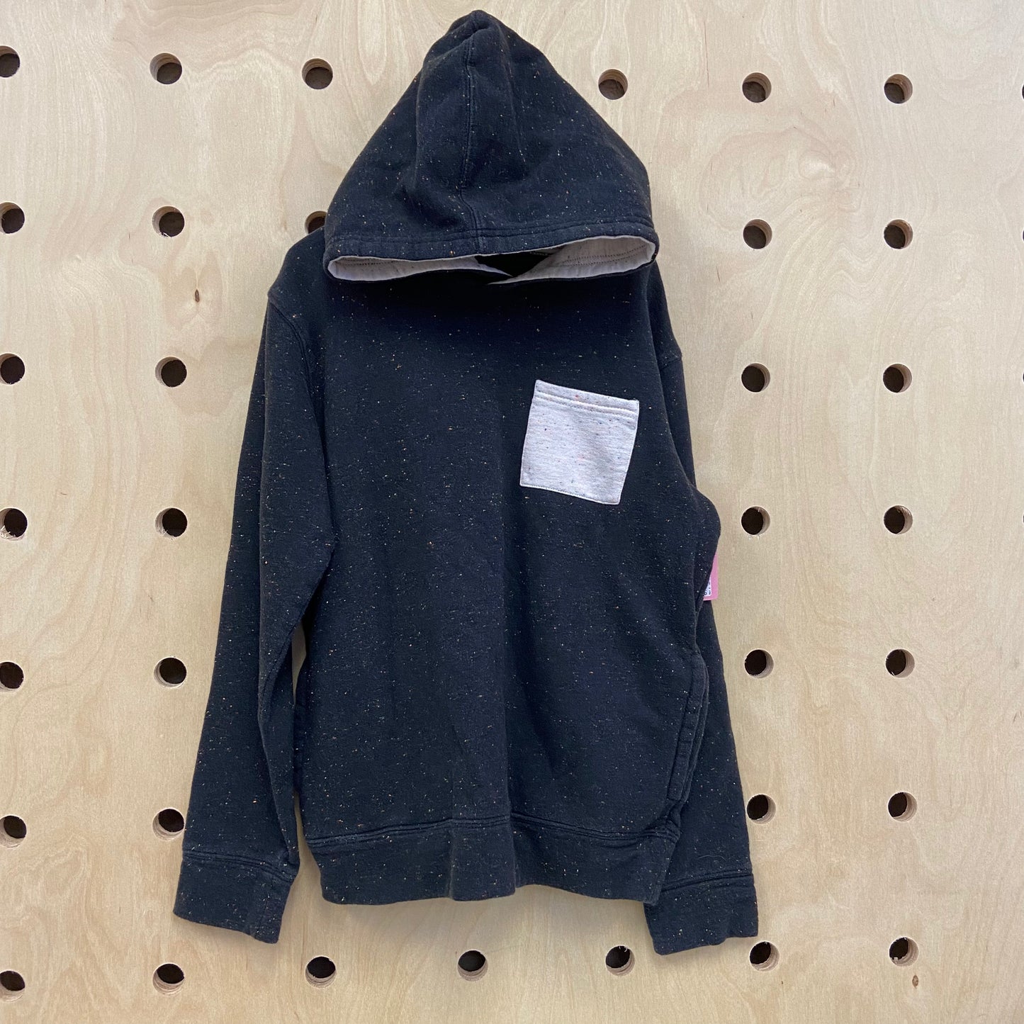 Grey Speckled Hoodie Pullover