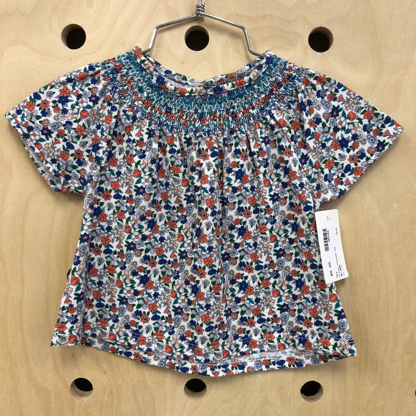 Floral Smocked Top
