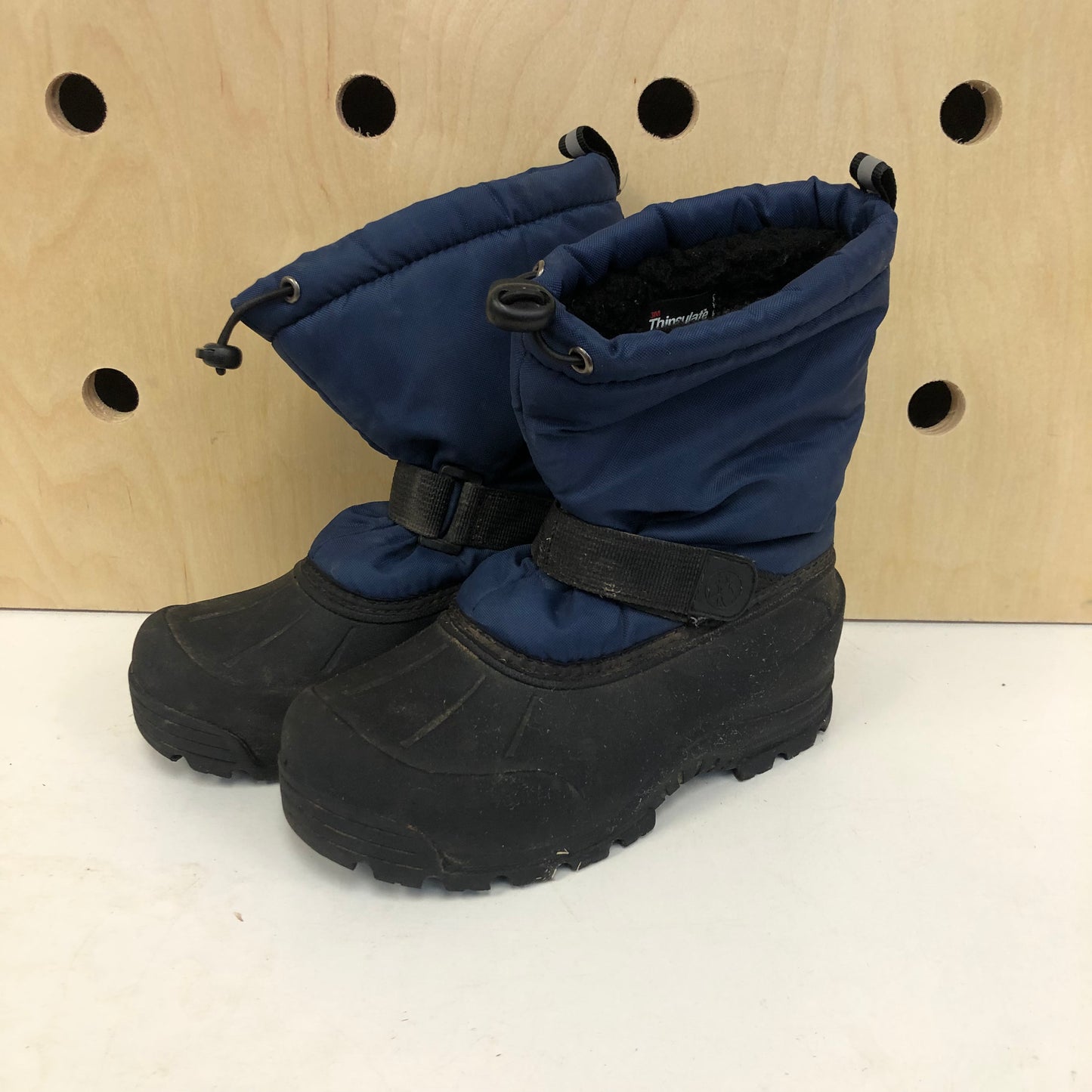 Blue + Black Snow Boots