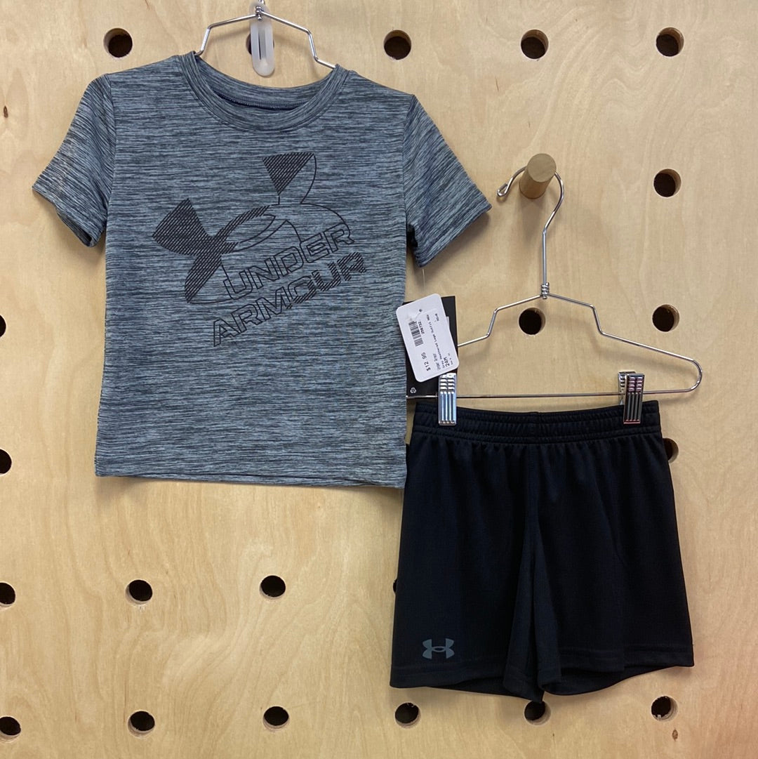 Grey Heathered Logo Outfit NEW