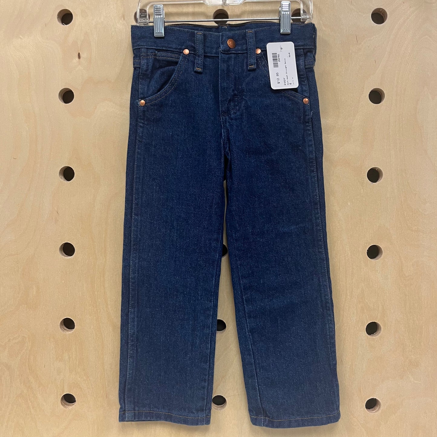 Dark Wash Straight Denim