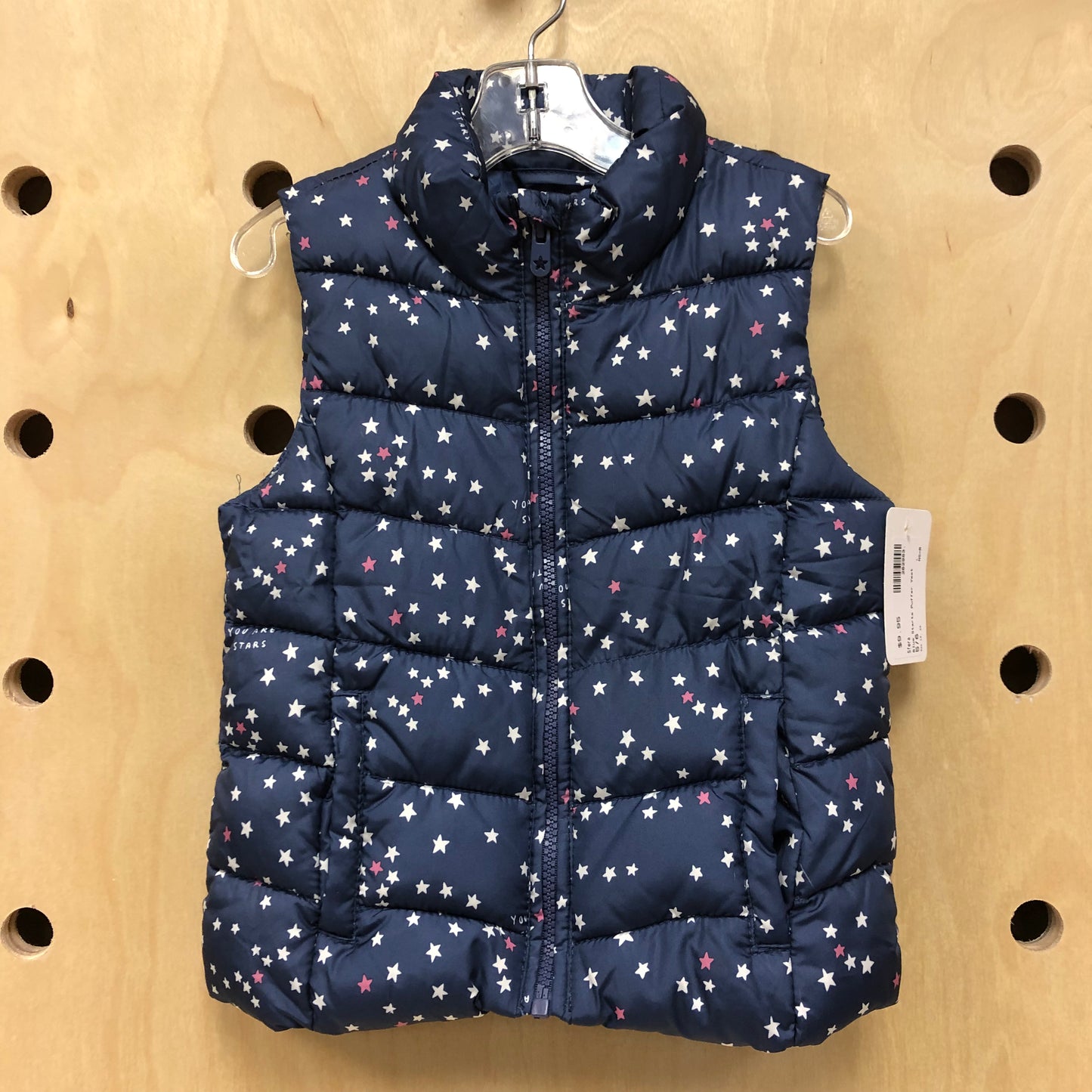 Blue Stars Puffer Vest