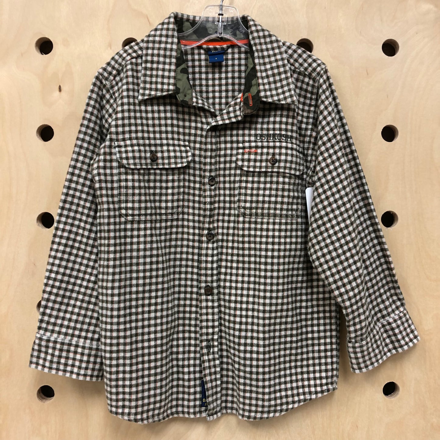 Olive + Cream Flannel