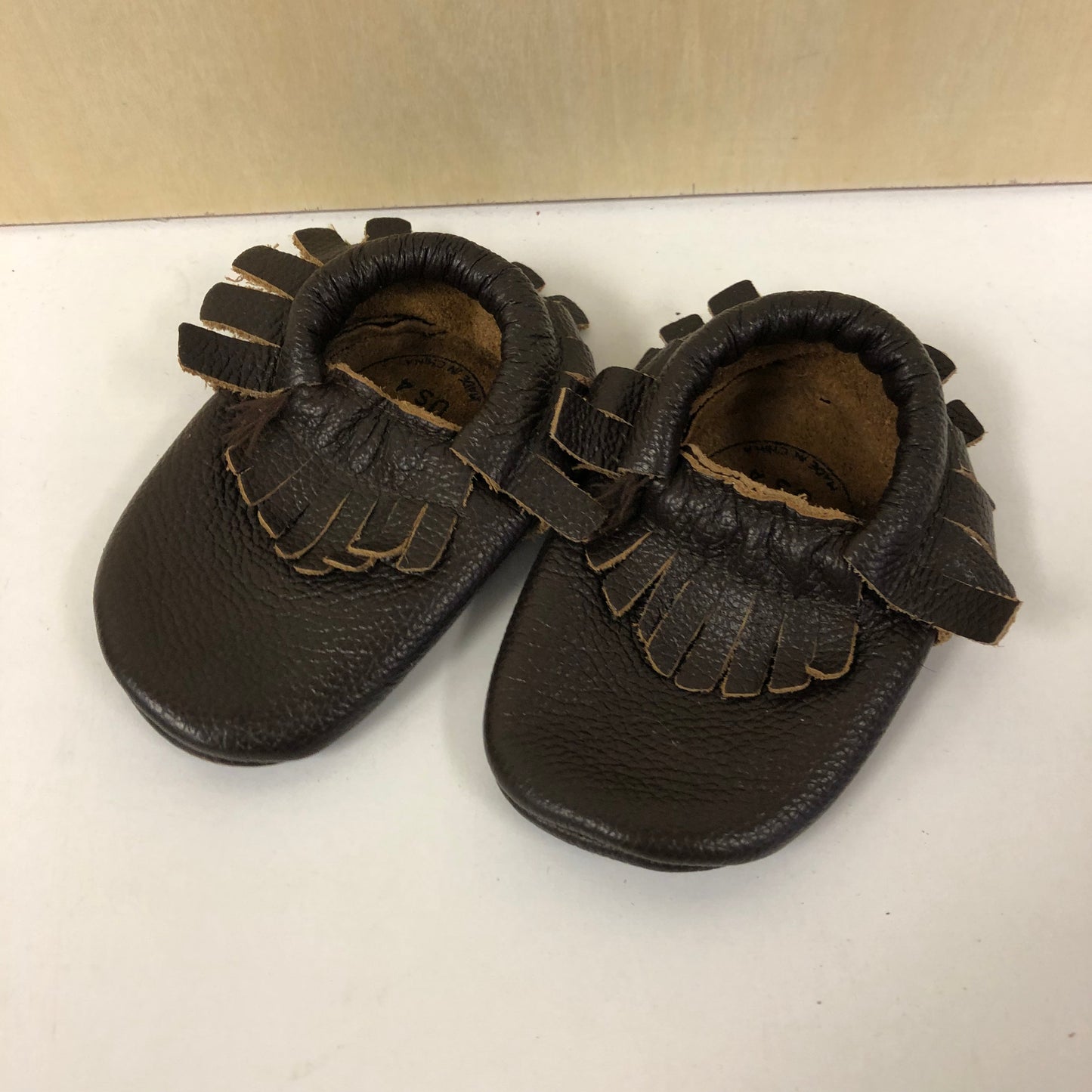 Brown Fringe Moccs