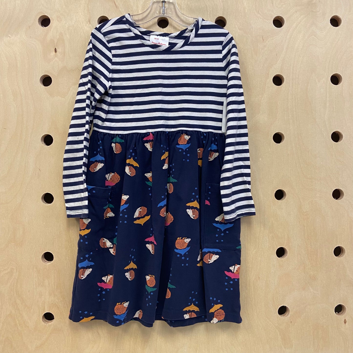 Blue Striped Hedgehog Dress