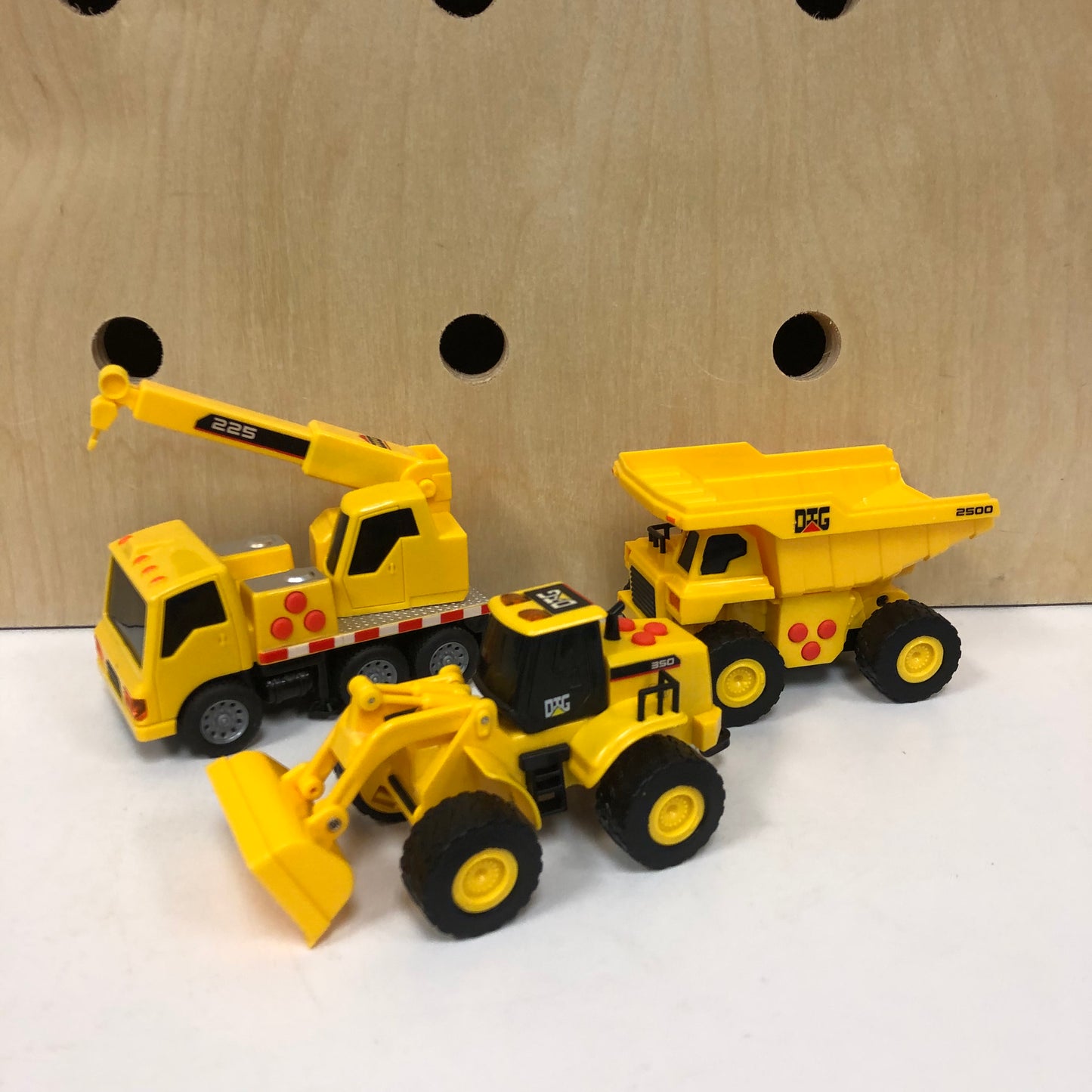 Set of 3 Costruction Cars